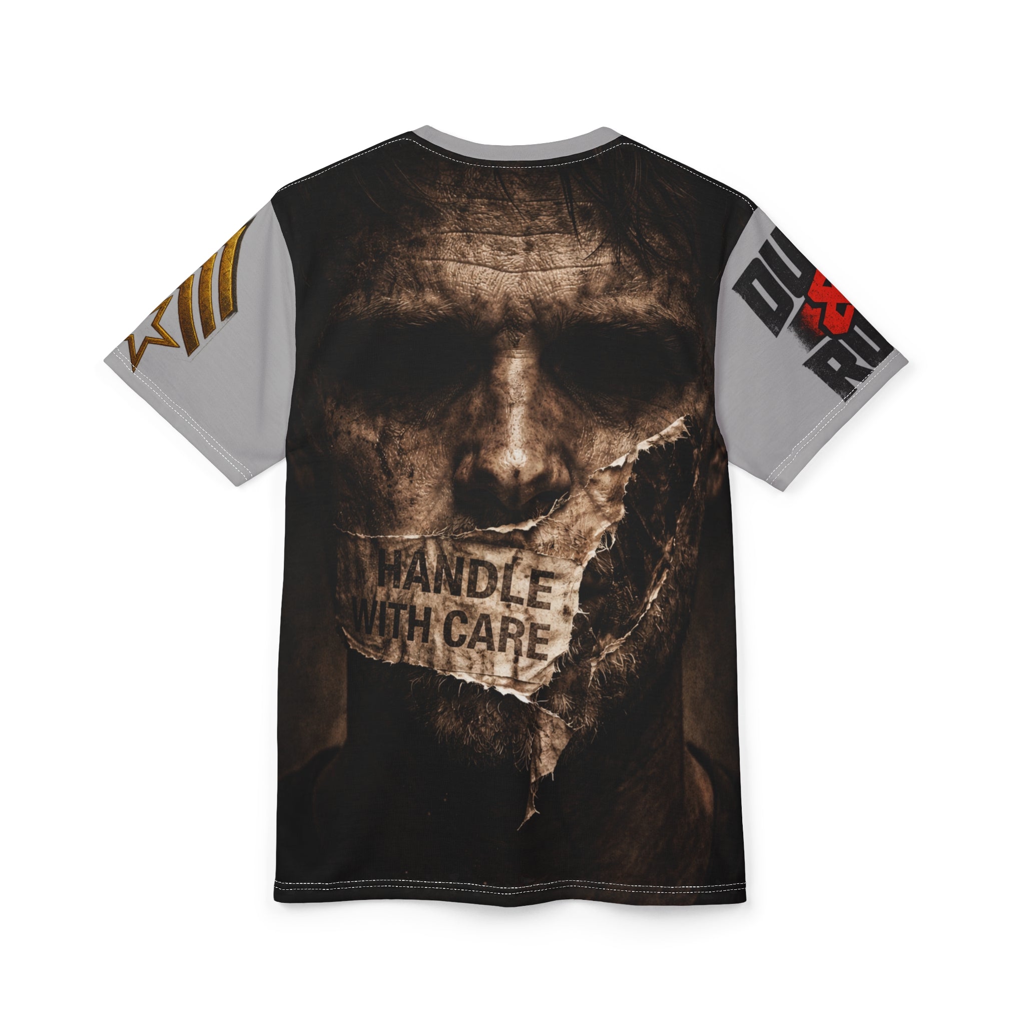 Fireborn Fantasy Tee — "No Child Left Behind" Dramatic All-Over Print - DUST & RUST