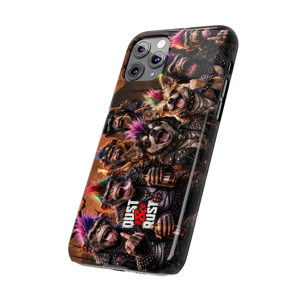 Anarchy Money & Dog Party Phone Case - DUST & RUST