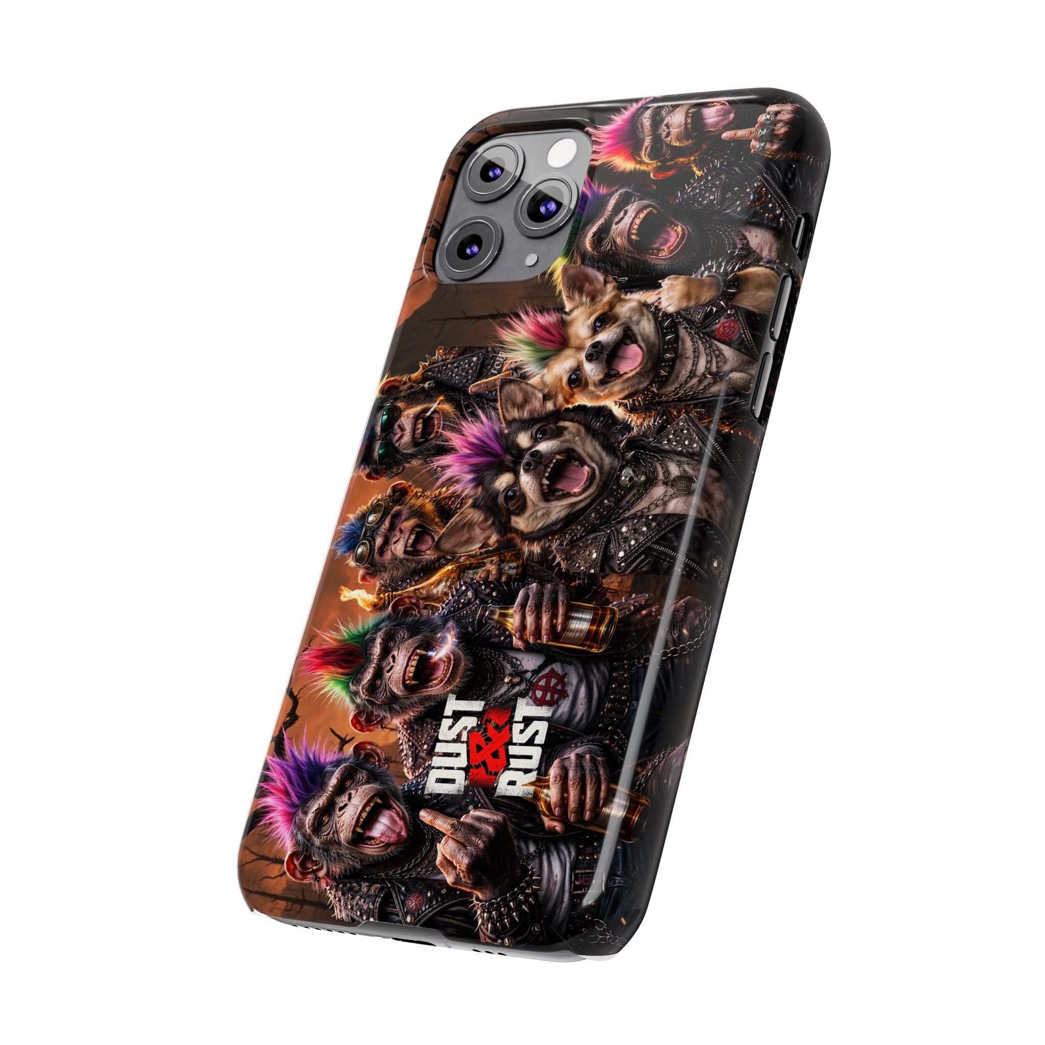 Anarchy Money & Dog Party Phone Case - DUST & RUST