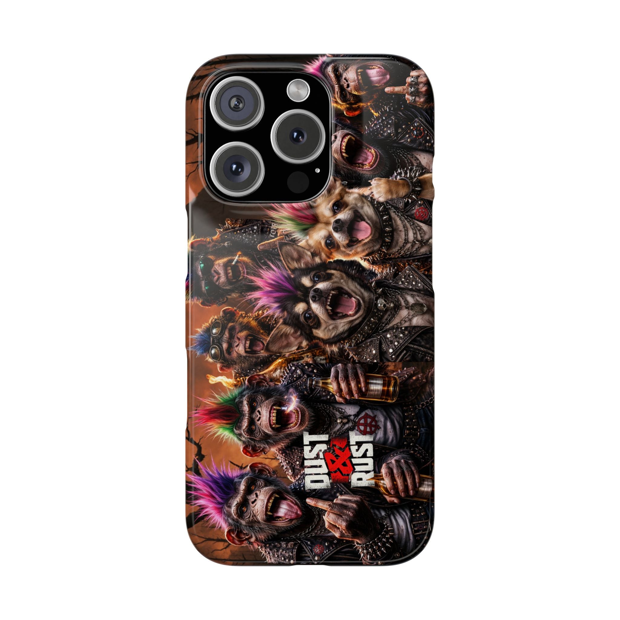 Anarchy Money & Dog Party Phone Case - DUST & RUST