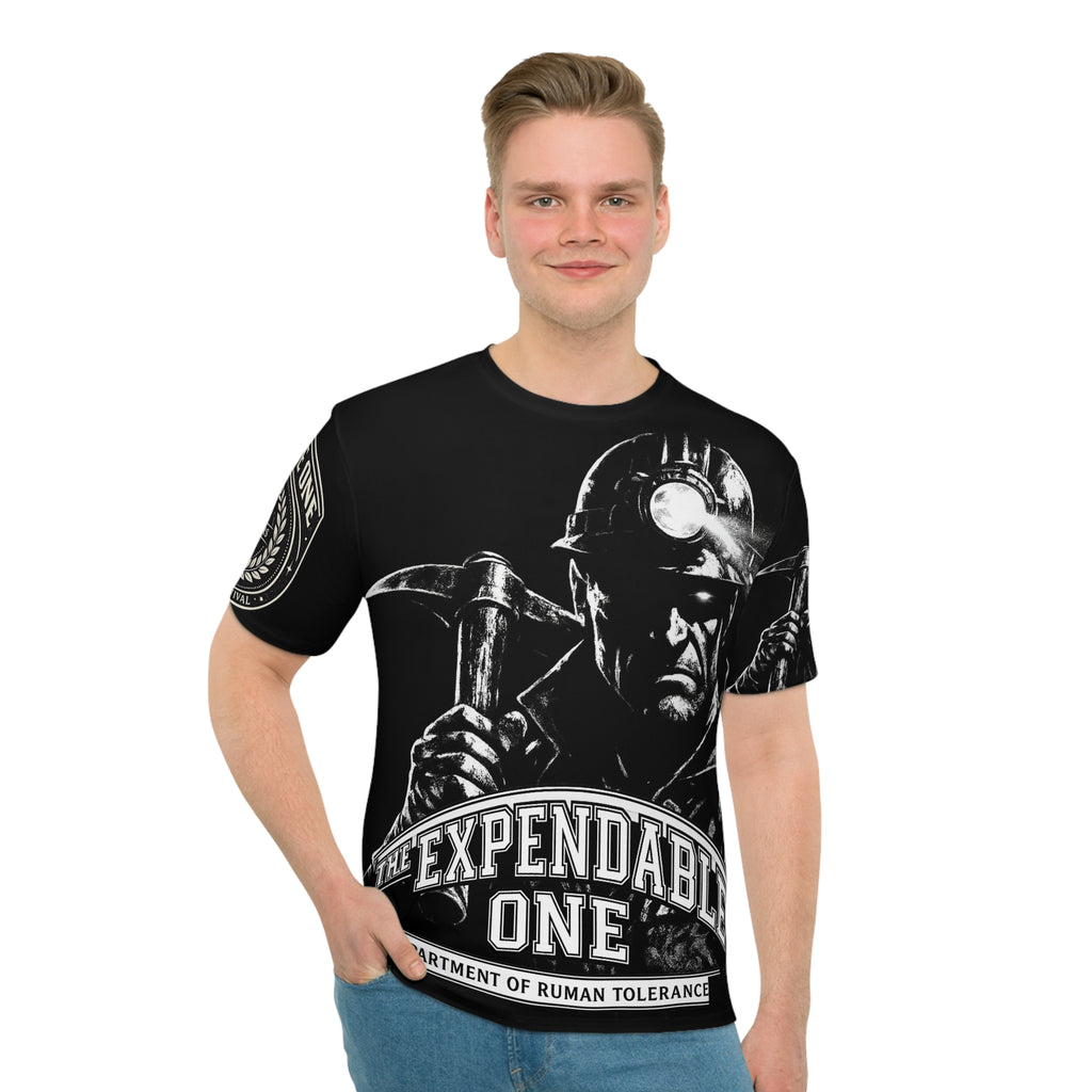 The Expendable One Miner T-Shirt — 'What Doesn’t Kill You Makes You Stronger' Graphic Tee - DUST & RUST