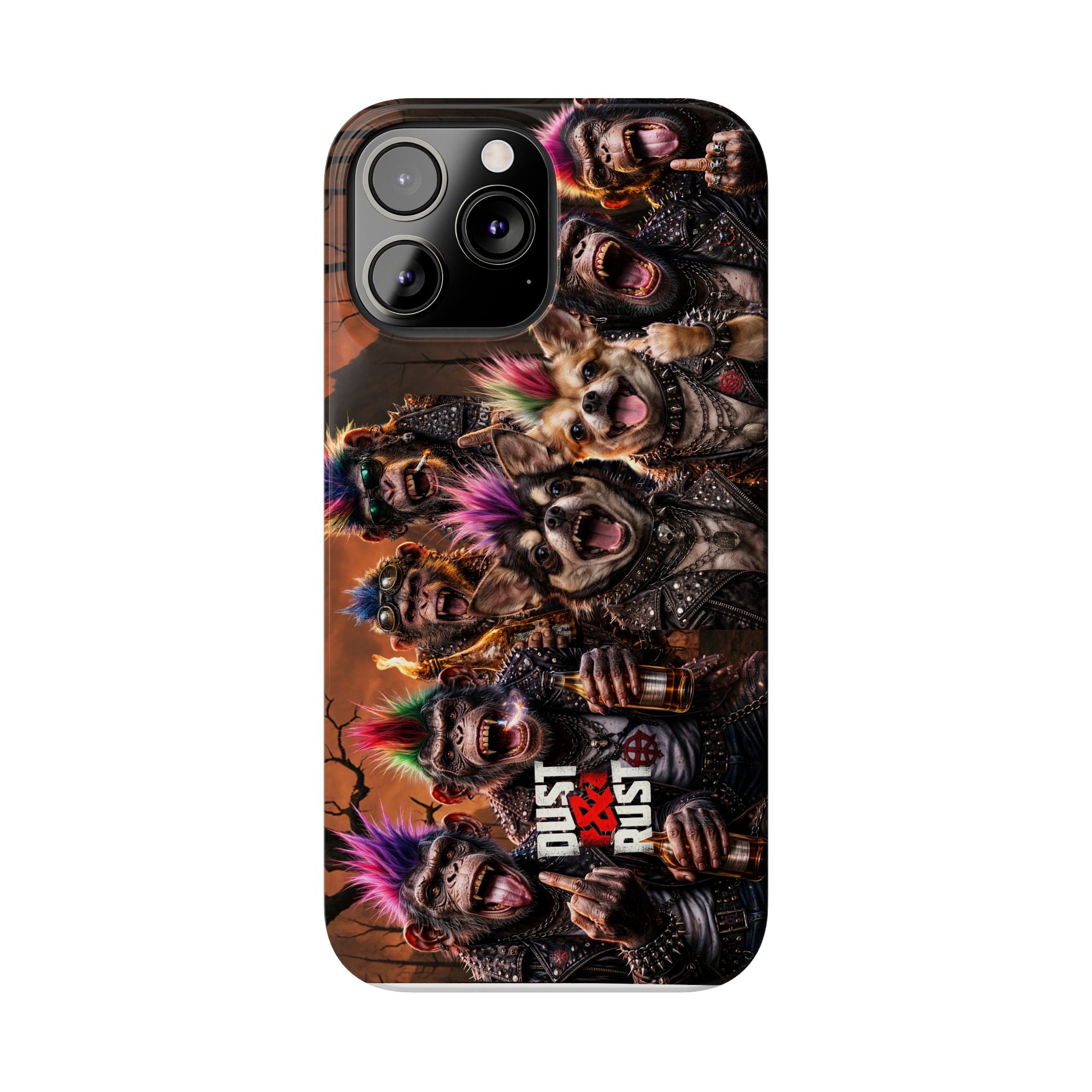 Anarchy Money & Dog Party Phone Case - DUST & RUST