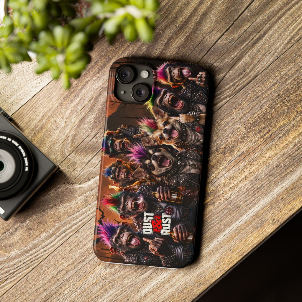 Anarchy Money & Dog Party Phone Case - DUST & RUST