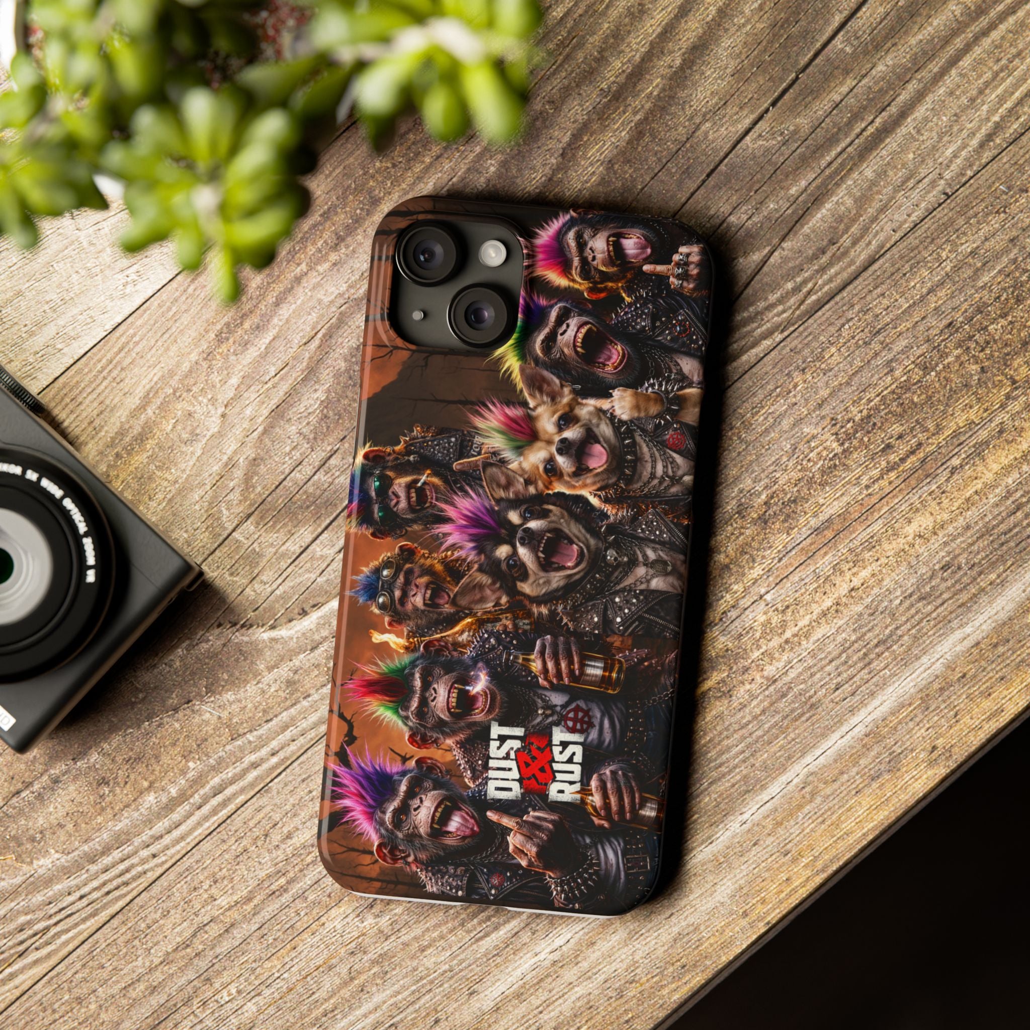Anarchy Money & Dog Party Phone Case - DUST & RUST