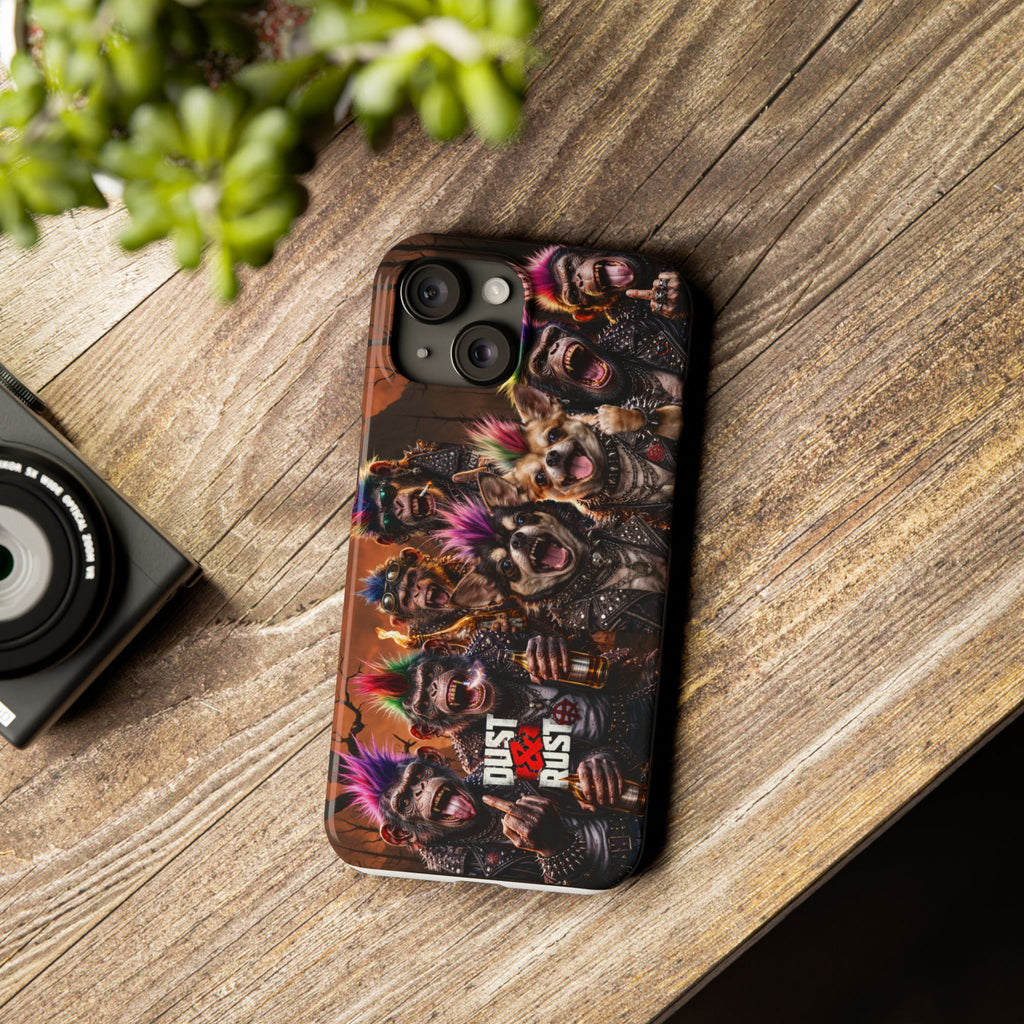 Anarchy Money & Dog Party Phone Case - DUST & RUST