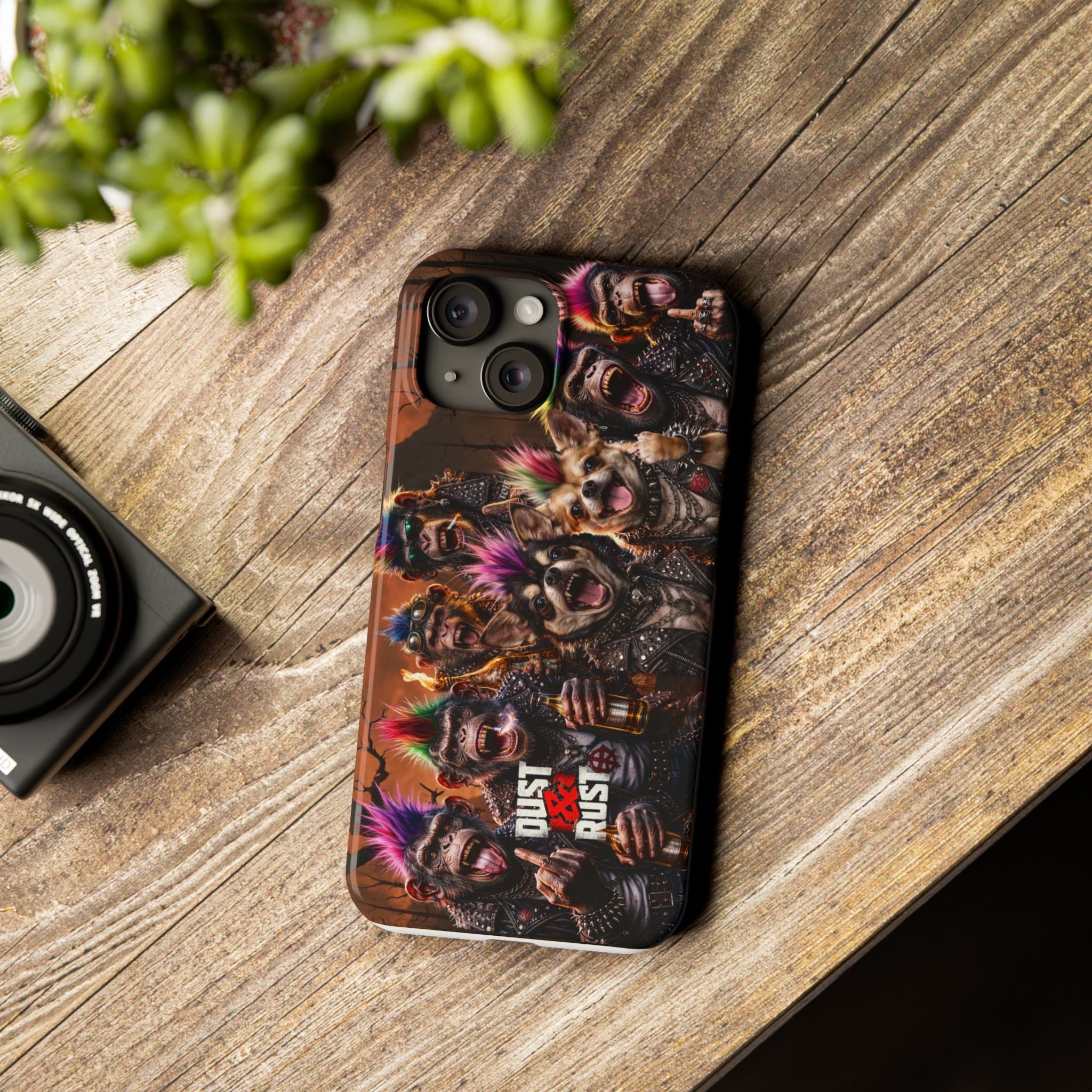 Anarchy Money & Dog Party Phone Case - DUST & RUST