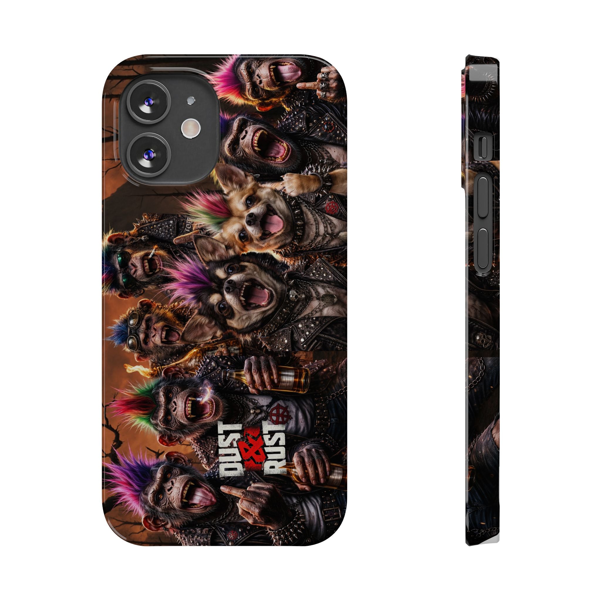 Anarchy Money & Dog Party Phone Case - DUST & RUST