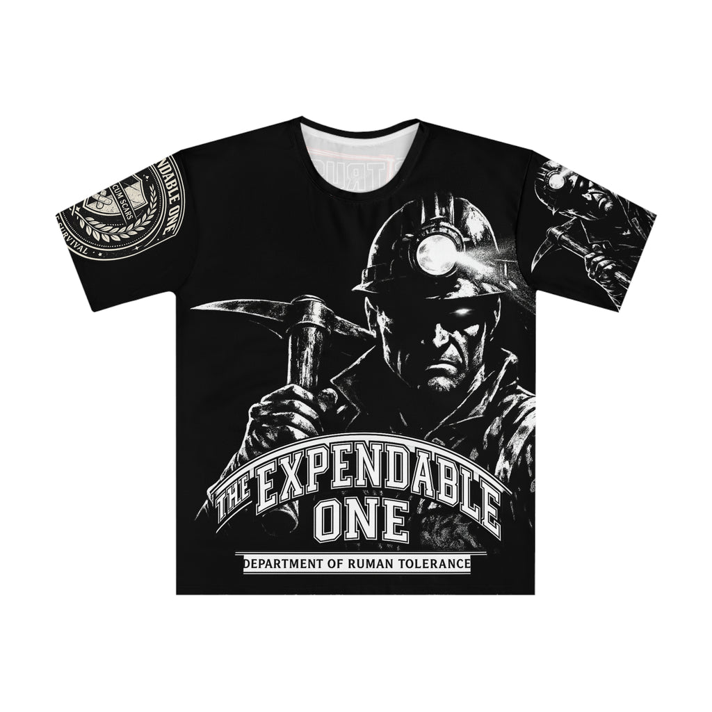 The Expendable One Miner T-Shirt — 'What Doesn’t Kill You Makes You Stronger' Graphic Tee - DUST & RUST
