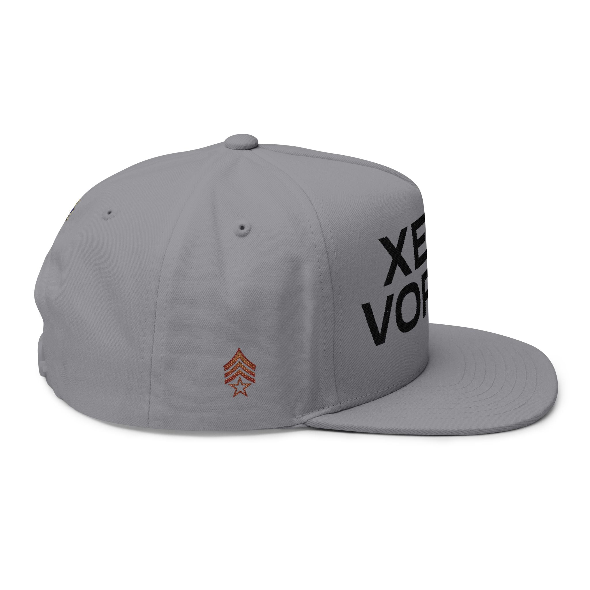 Xeno Vortex Embroidered Flat Bill Cap - DUST & RUST