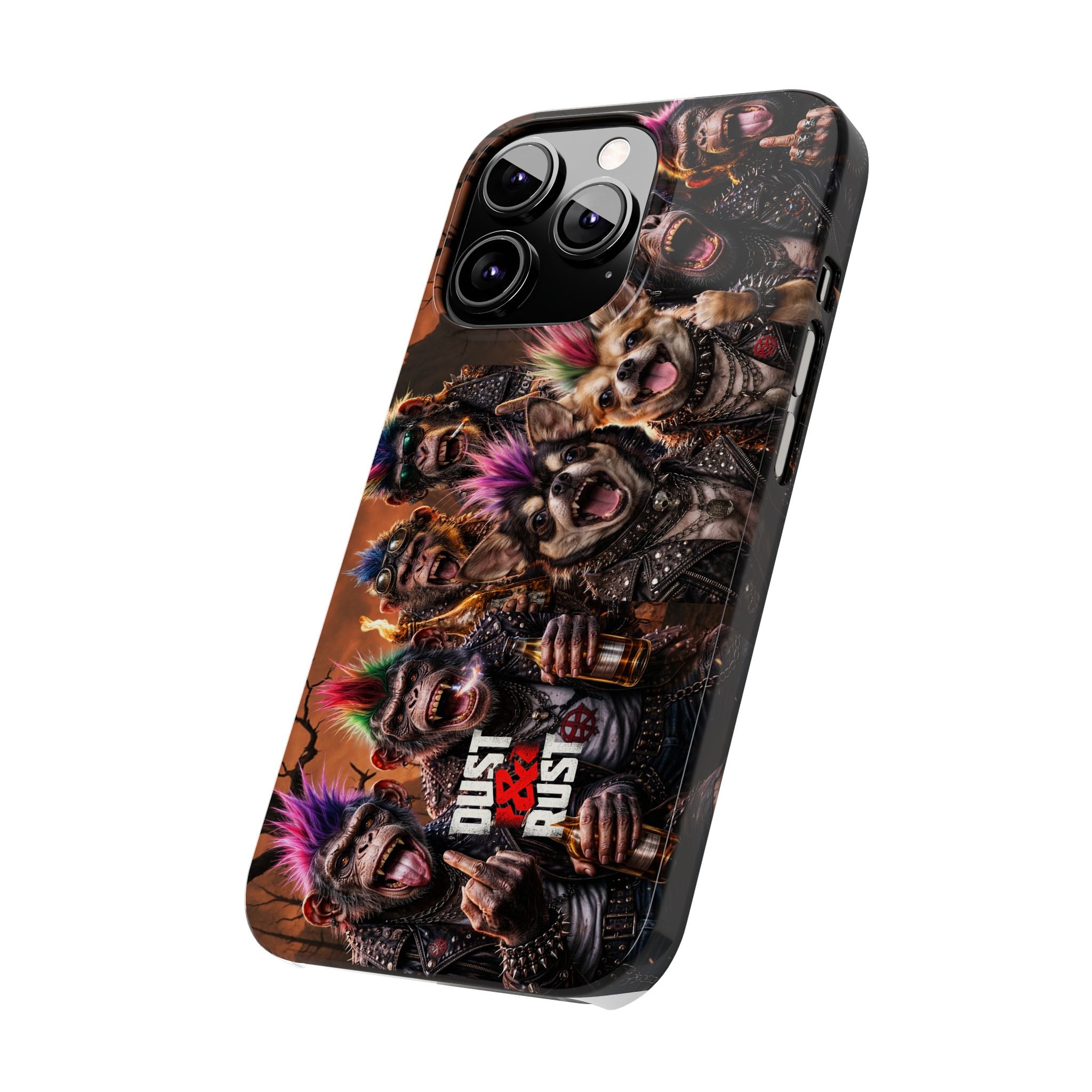 Anarchy Money & Dog Party Phone Case - DUST & RUST