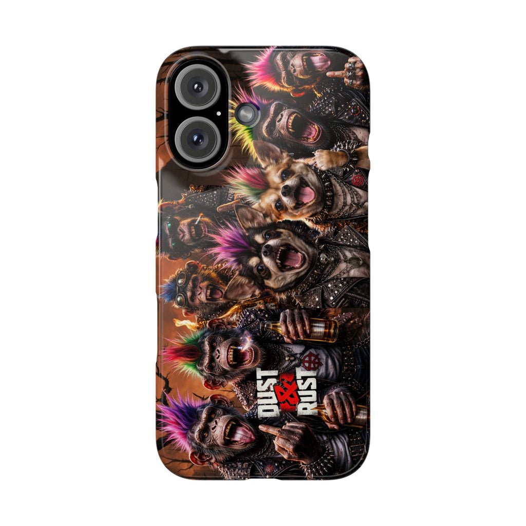 Anarchy Money & Dog Party Phone Case - DUST & RUST