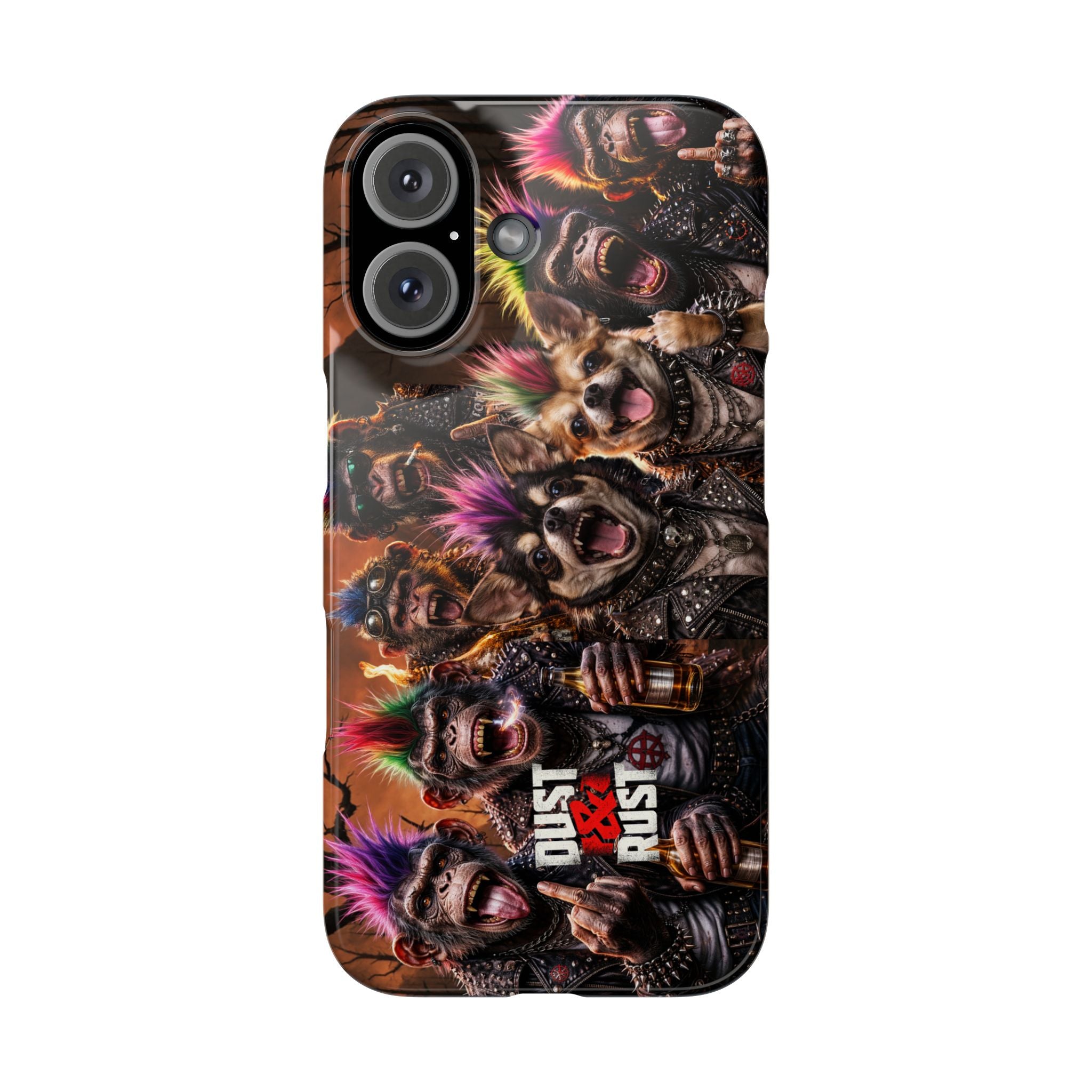 Anarchy Money & Dog Party Phone Case - DUST & RUST