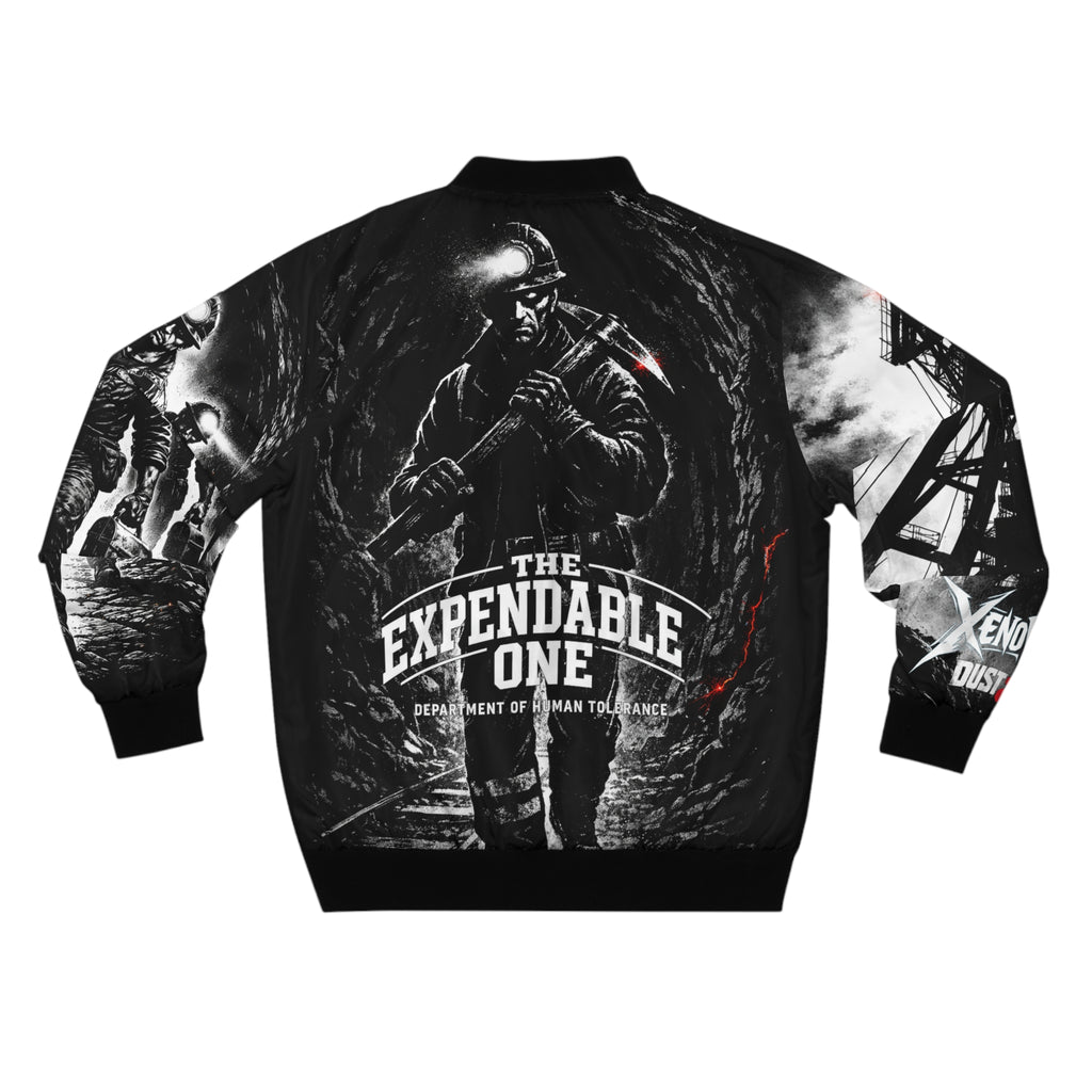 Battle Through Hell Bomber Jacket — 'The Expendable One' Tactical Graphic Jacket - DUST & RUST