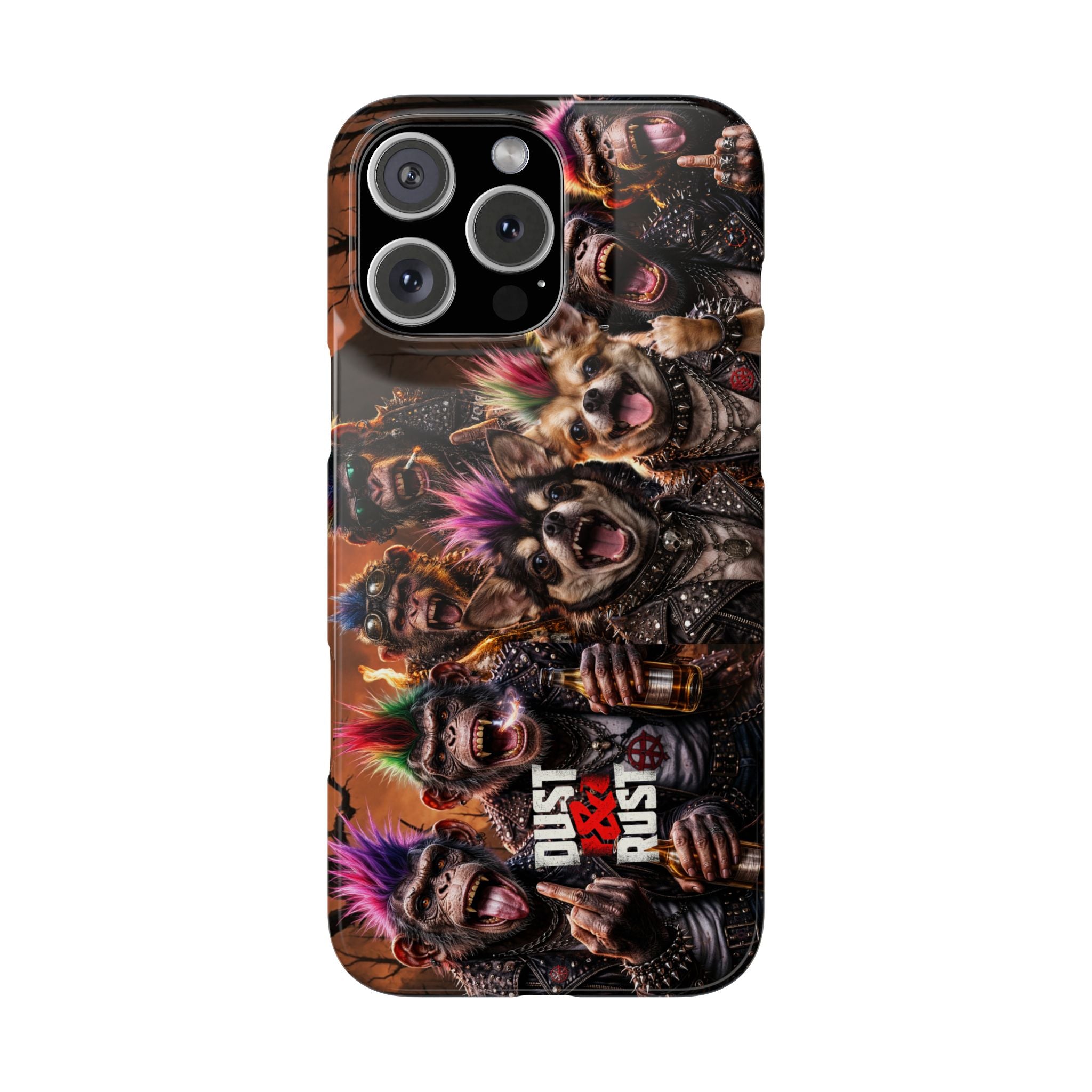 Anarchy Money & Dog Party Phone Case - DUST & RUST
