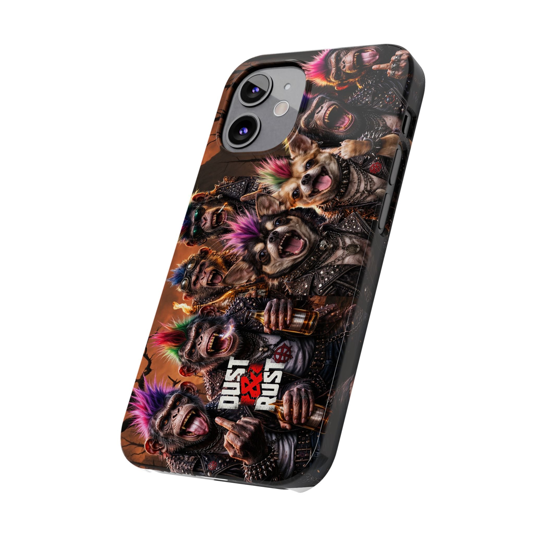 Anarchy Money & Dog Party Phone Case - DUST & RUST