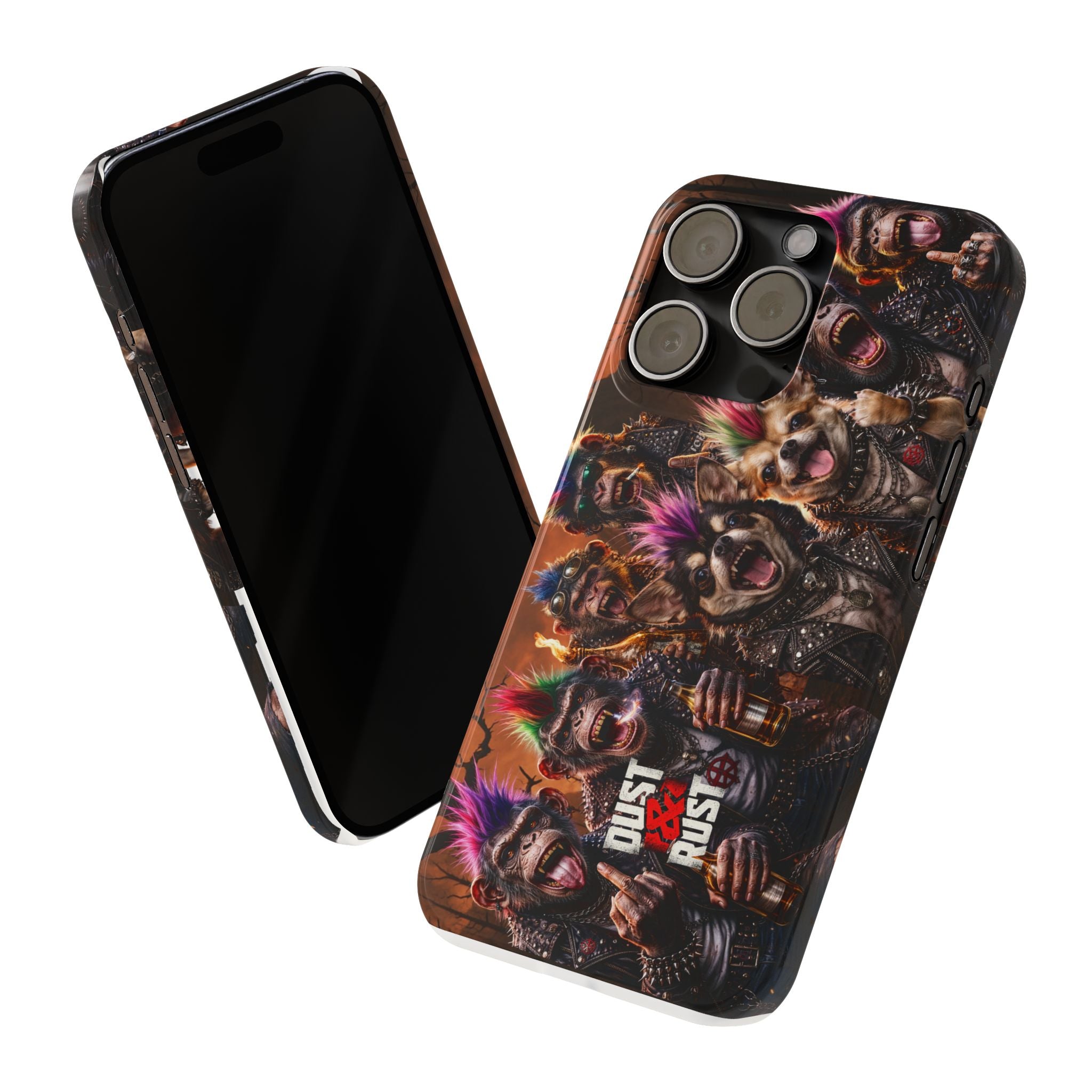 Anarchy Money & Dog Party Phone Case - DUST & RUST