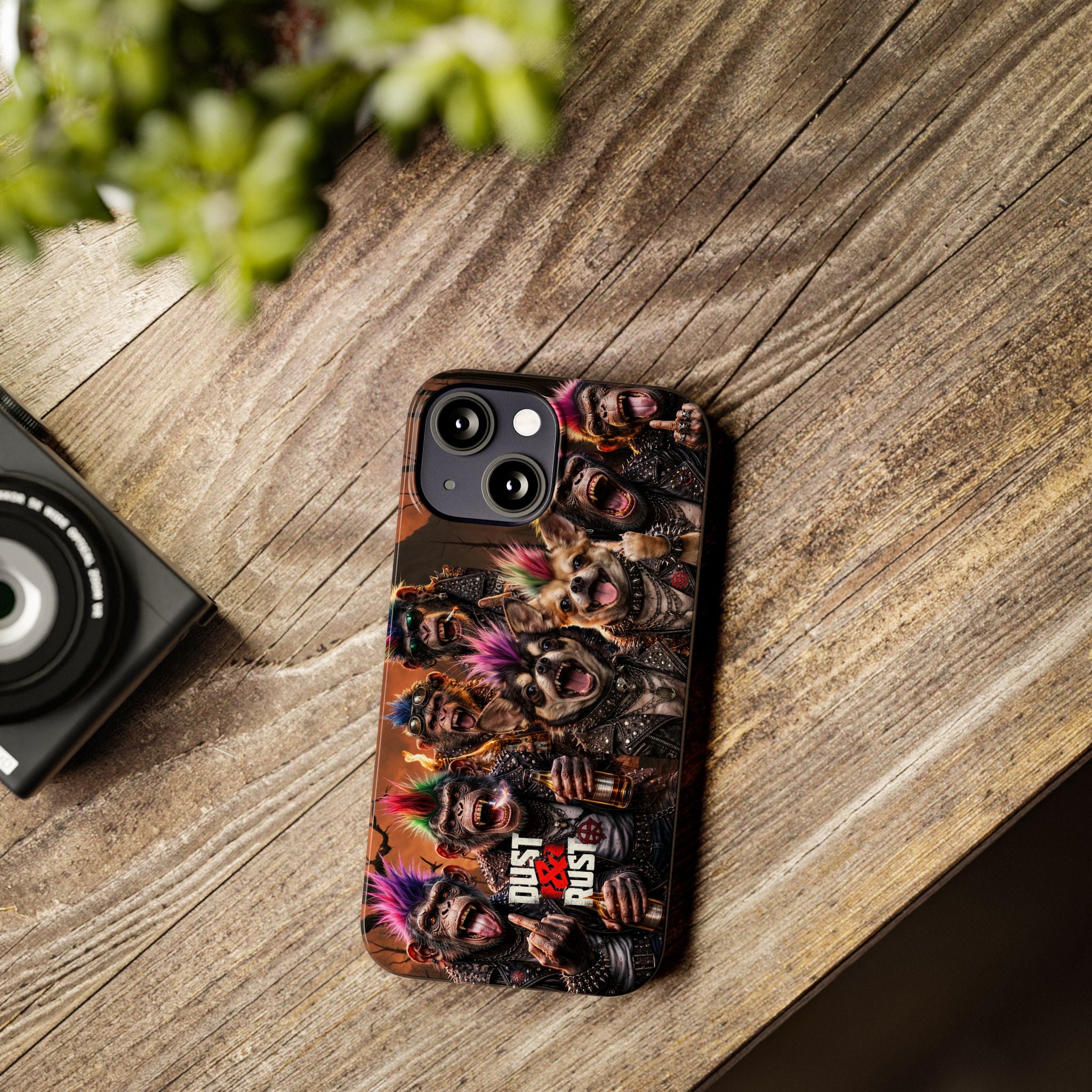 Anarchy Money & Dog Party Phone Case - DUST & RUST