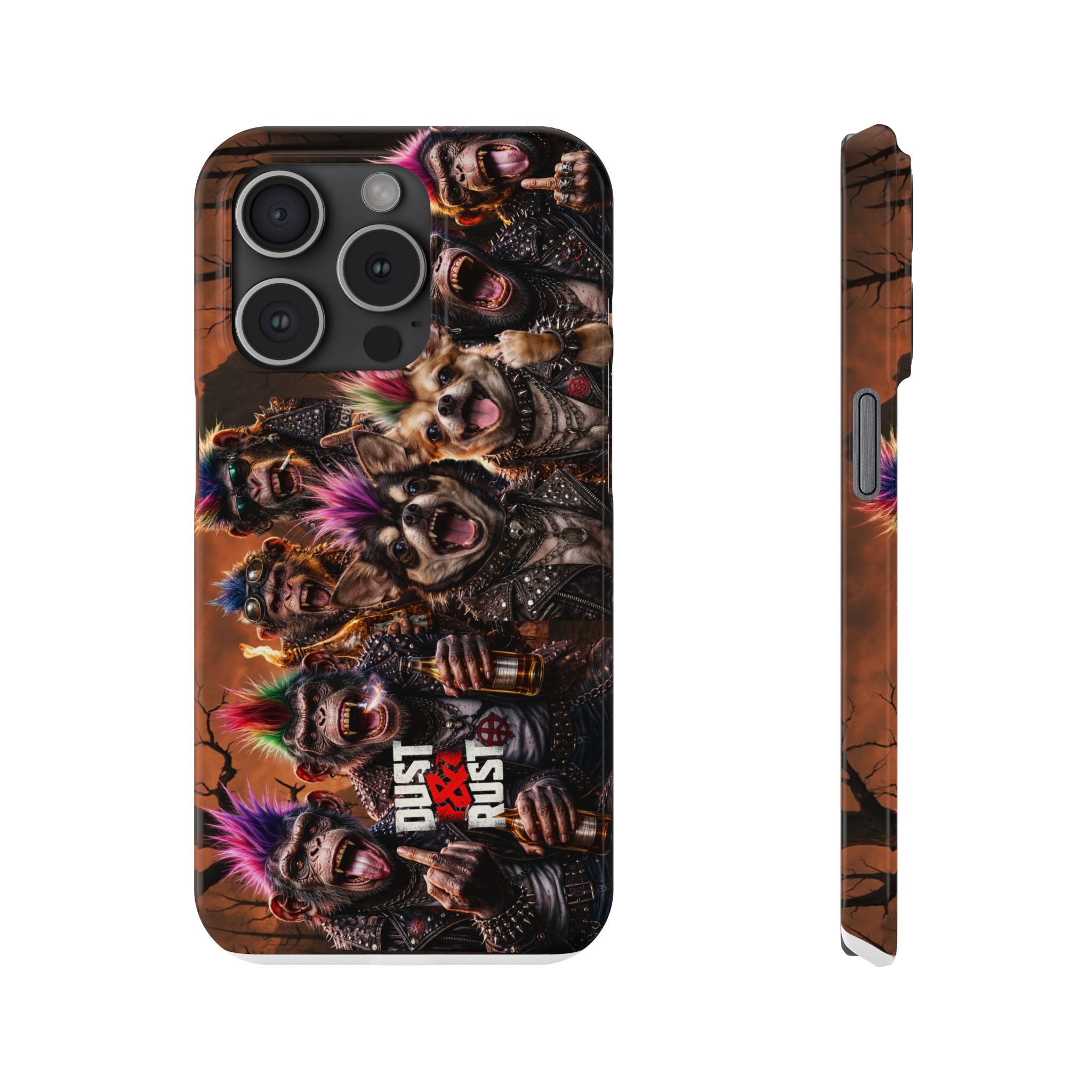 Anarchy Money & Dog Party Phone Case - DUST & RUST