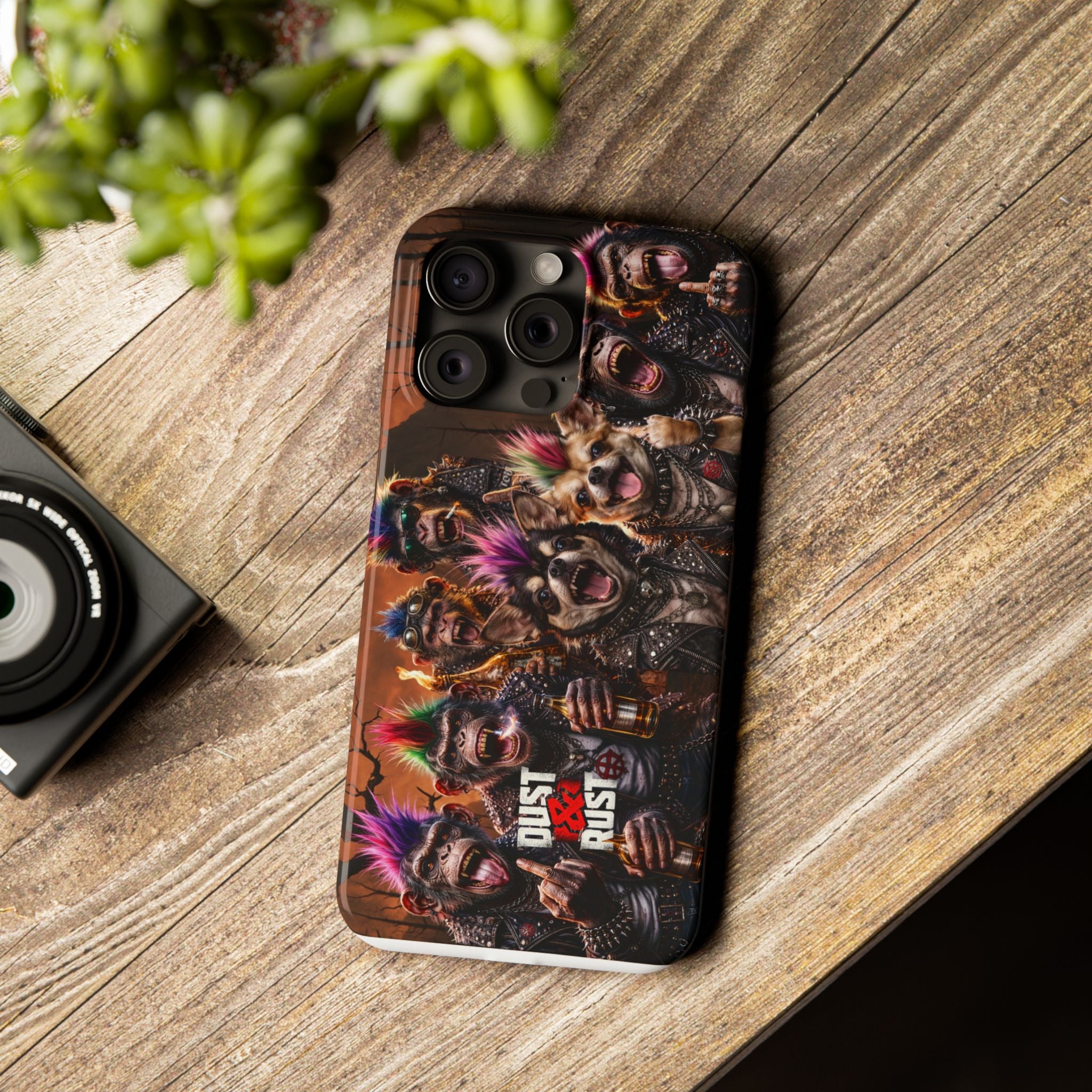 Anarchy Money & Dog Party Phone Case - DUST & RUST