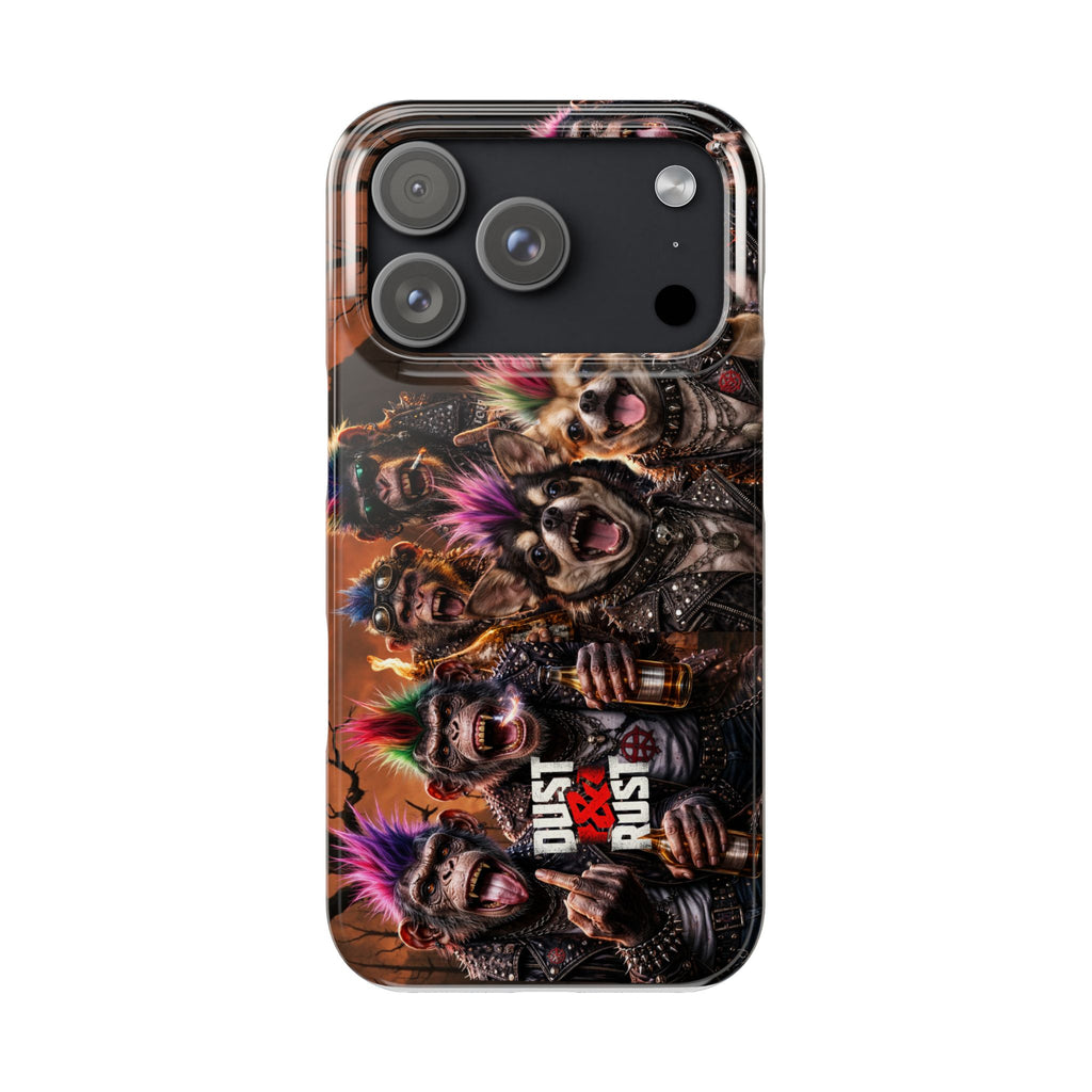 Anarchy Money & Dog Party Phone Case - DUST & RUST