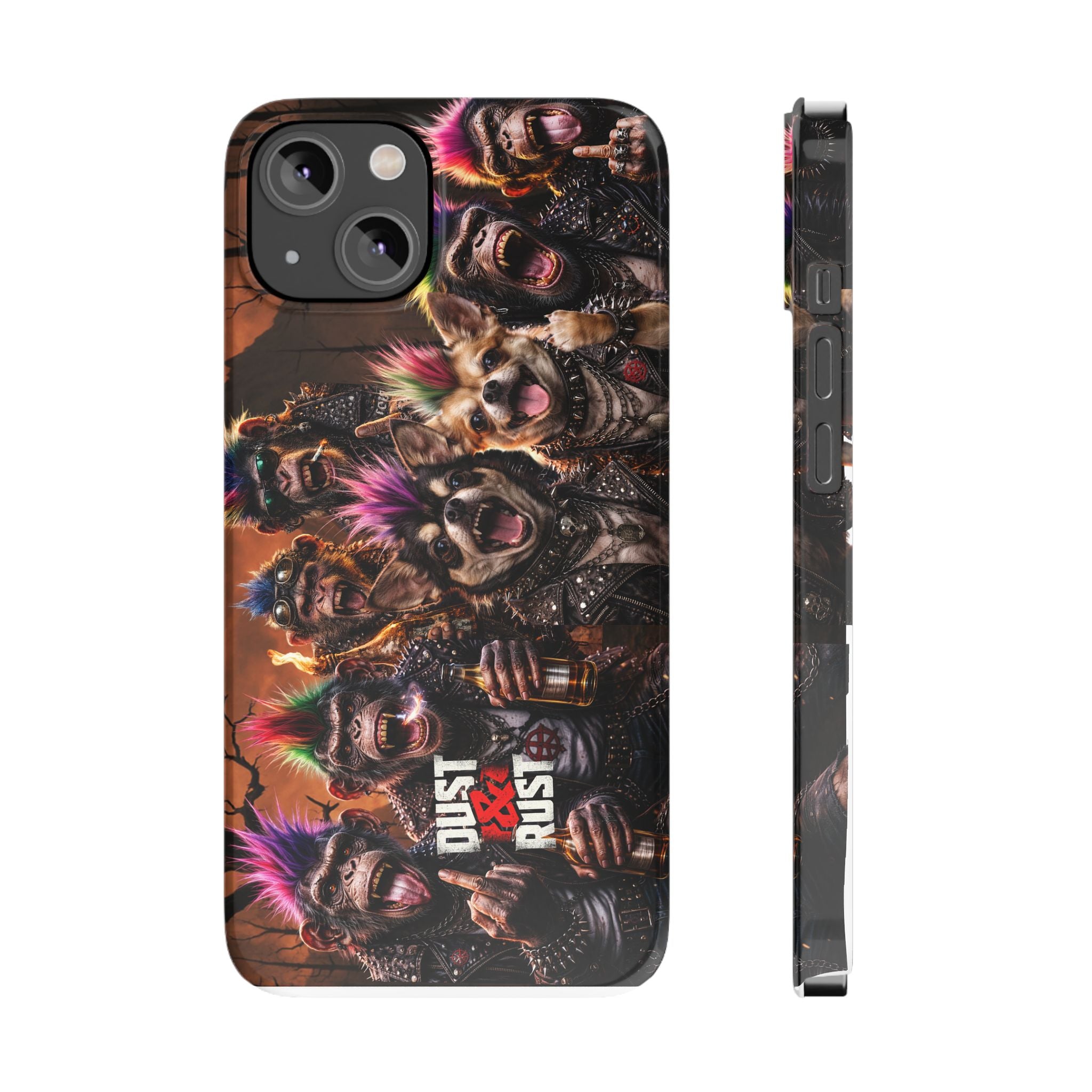 Anarchy Money & Dog Party Phone Case - DUST & RUST