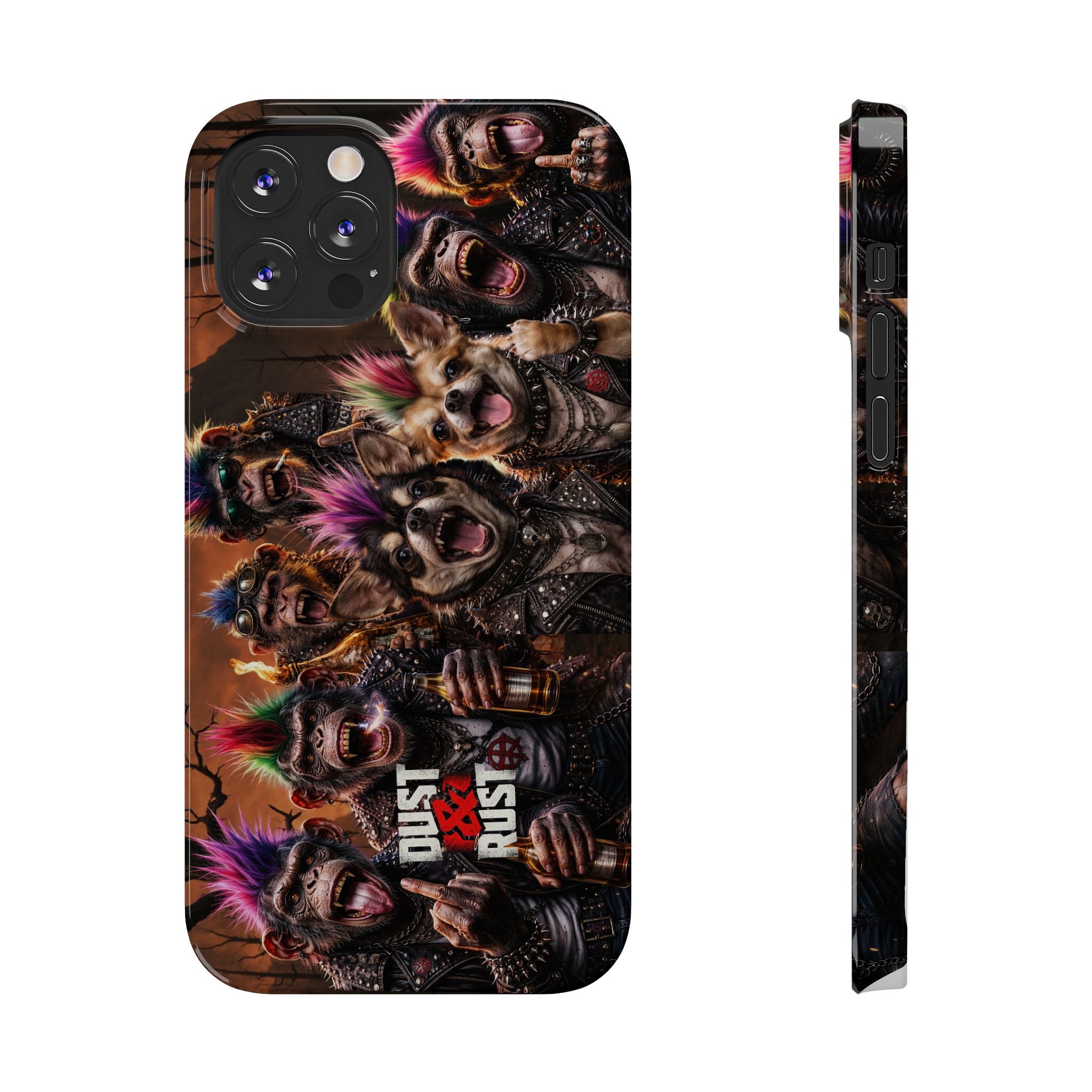 Anarchy Money & Dog Party Phone Case - DUST & RUST