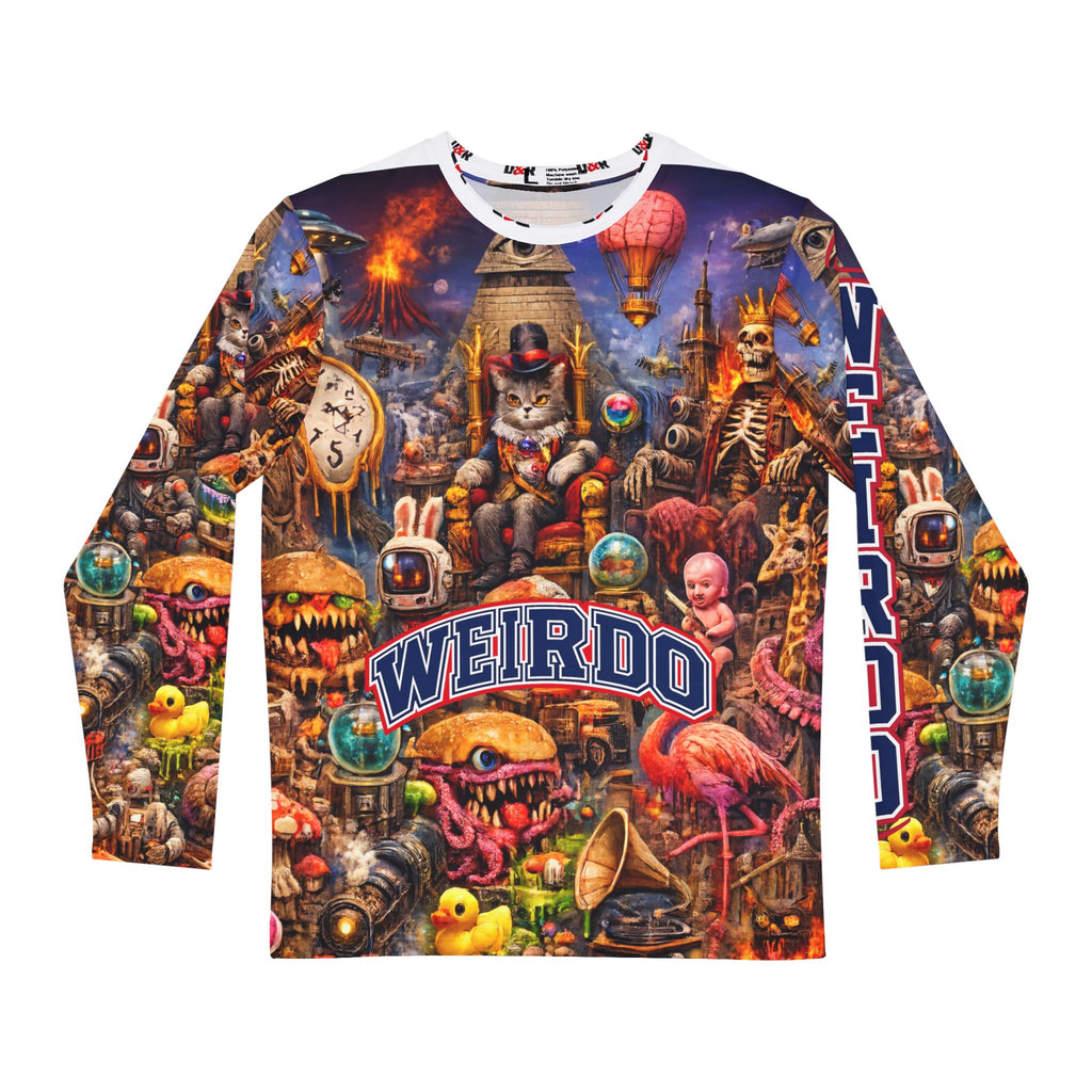 Weirdo Collection Men's Long Sleeve Shirt — Graphic AOP Tee - DUST & RUST