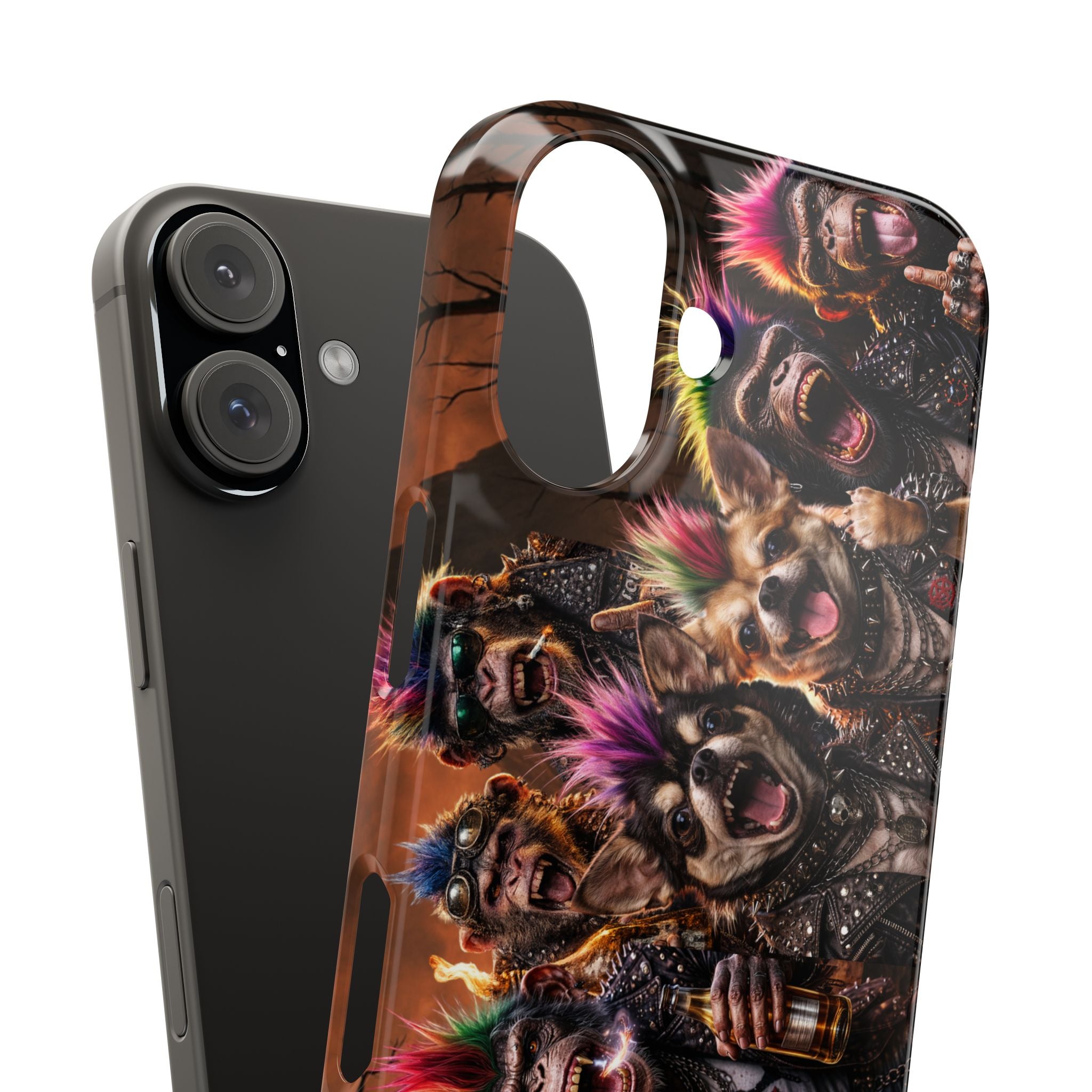 Anarchy Money & Dog Party Phone Case - DUST & RUST