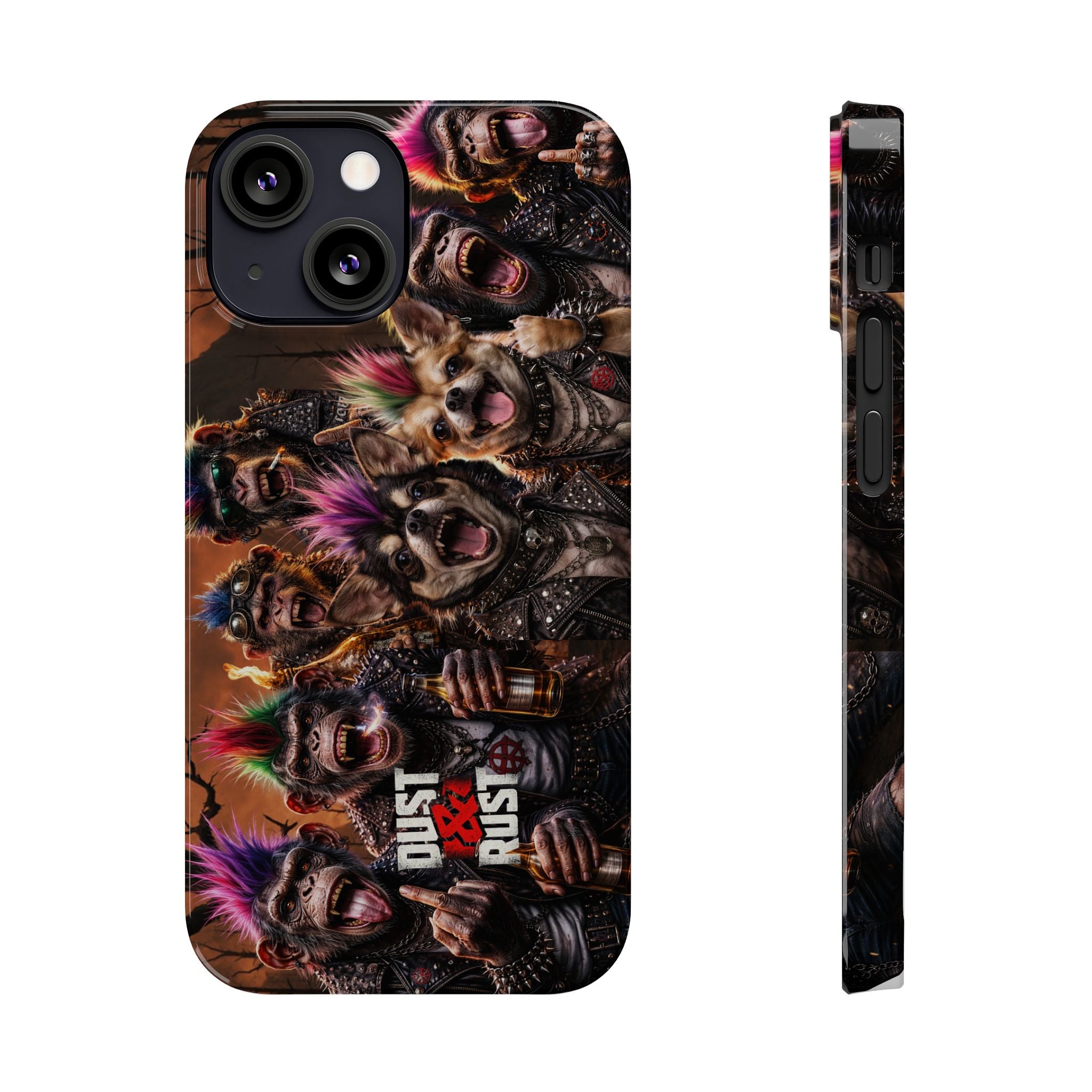 Anarchy Money & Dog Party Phone Case - DUST & RUST