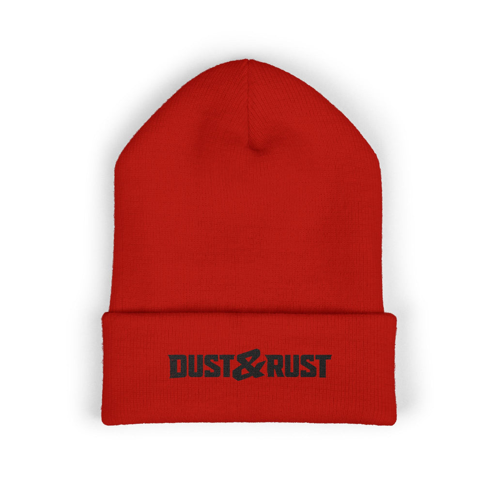 Dust & Rust Embroidered Cuffed Beanie - DUST & RUST