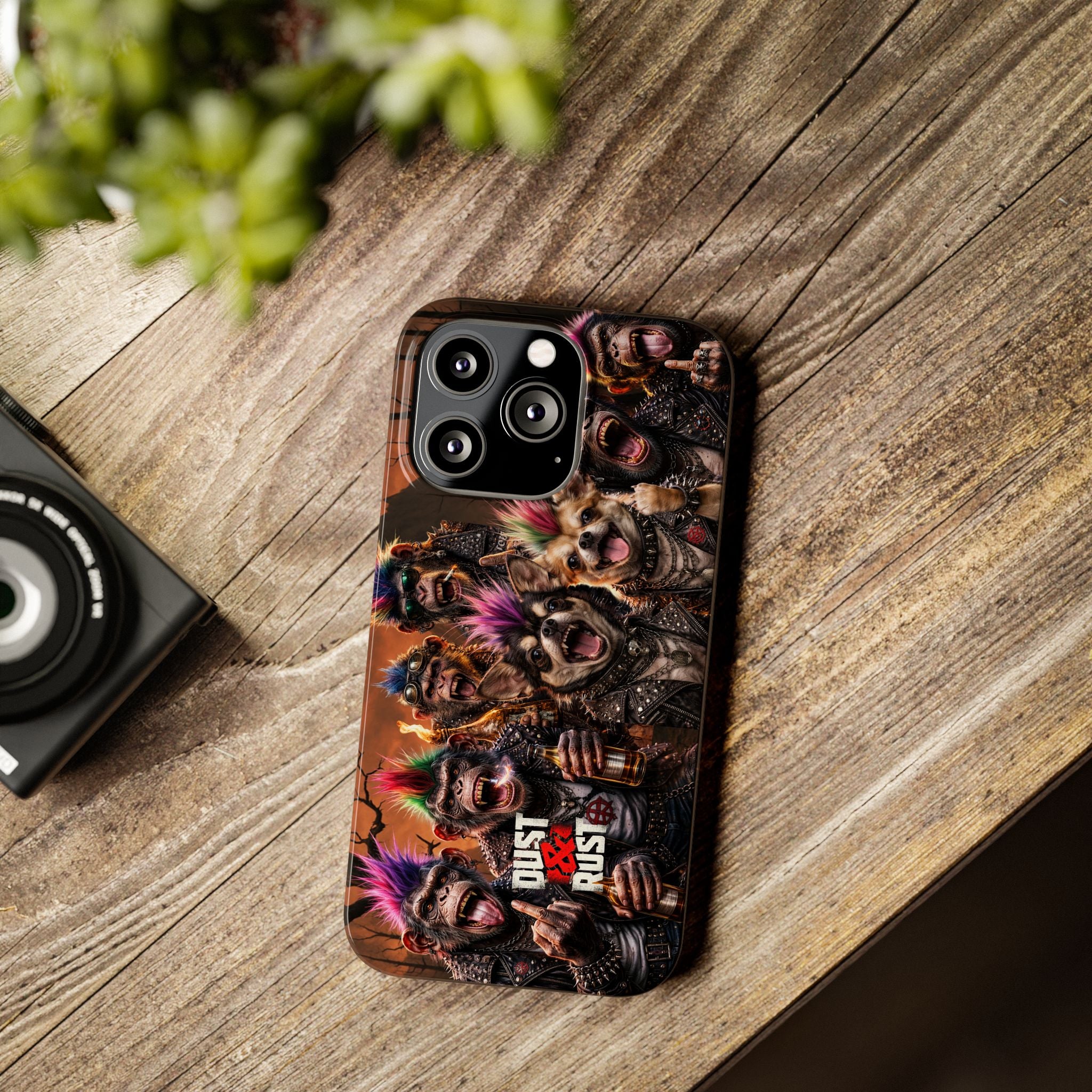 Anarchy Money & Dog Party Phone Case - DUST & RUST
