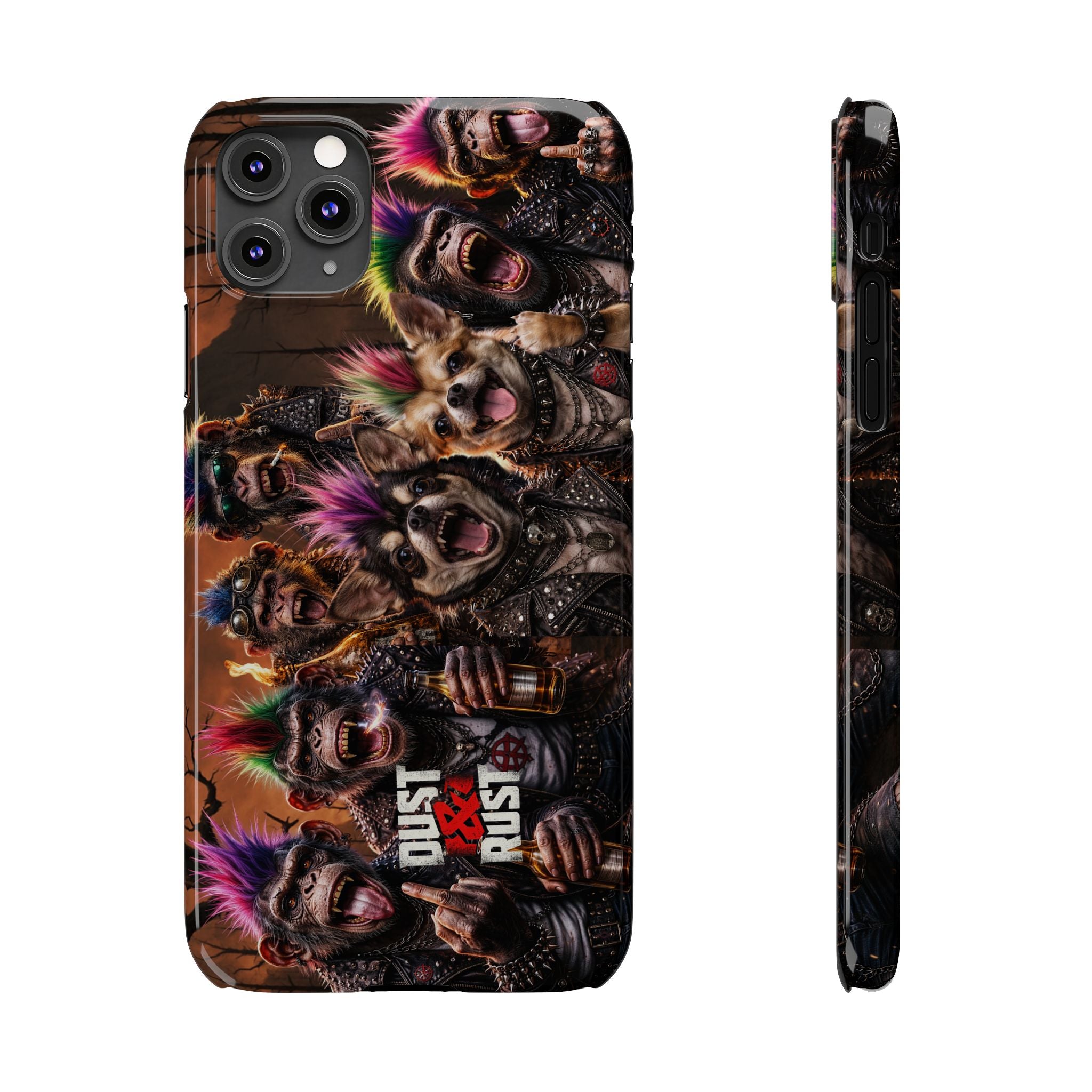 Anarchy Money & Dog Party Phone Case - DUST & RUST