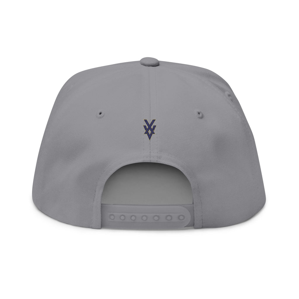 Xeno Vortex Embroidered Flat Bill Cap - DUST & RUST