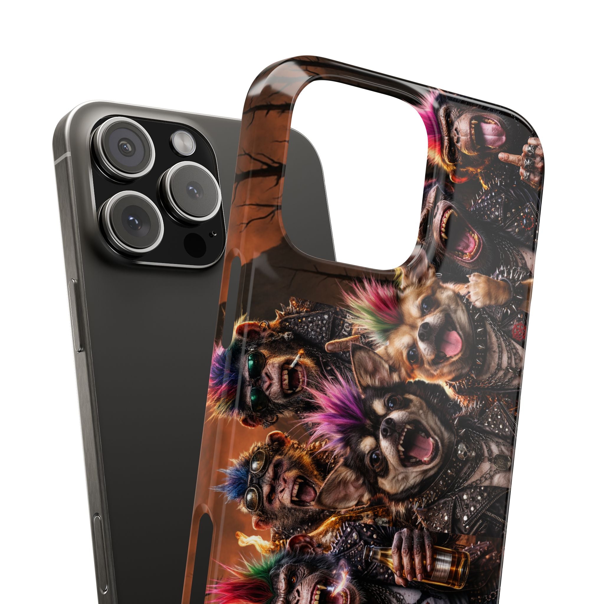 Anarchy Money & Dog Party Phone Case - DUST & RUST