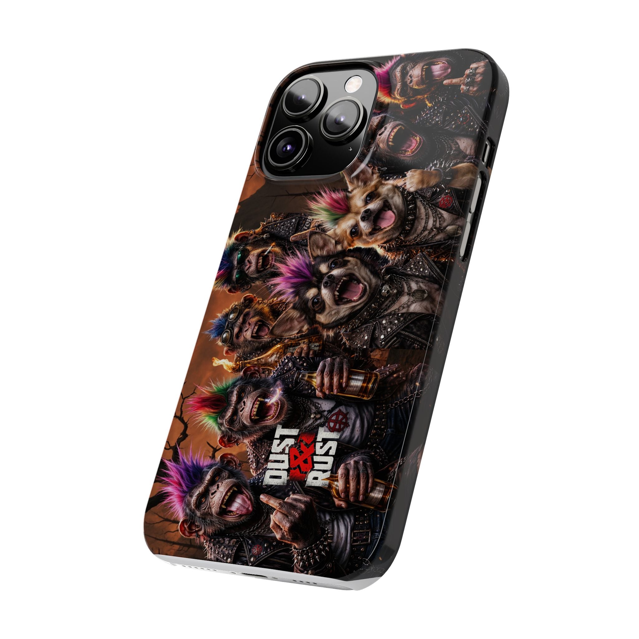 Anarchy Money & Dog Party Phone Case - DUST & RUST