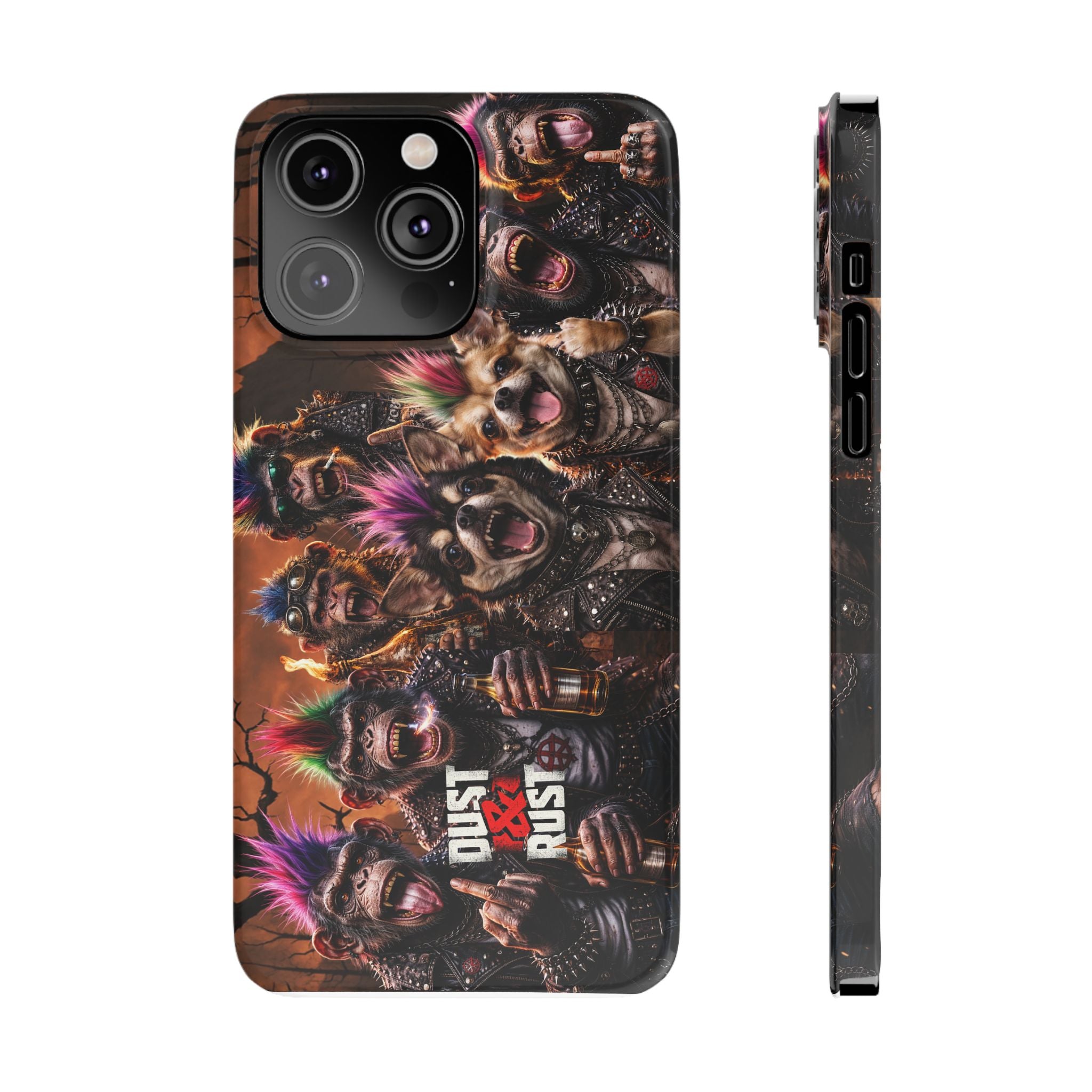 Anarchy Money & Dog Party Phone Case - DUST & RUST