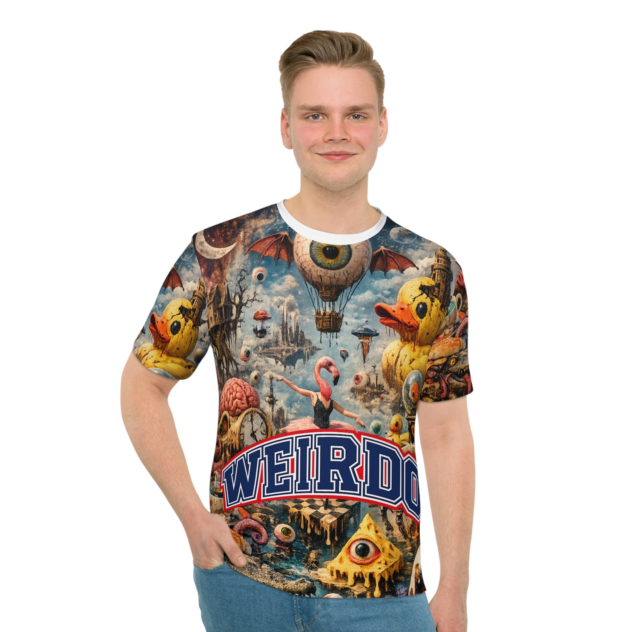 Weirdo Mix Graphic T-Shirt — Men's Loose Fit - DUST & RUST