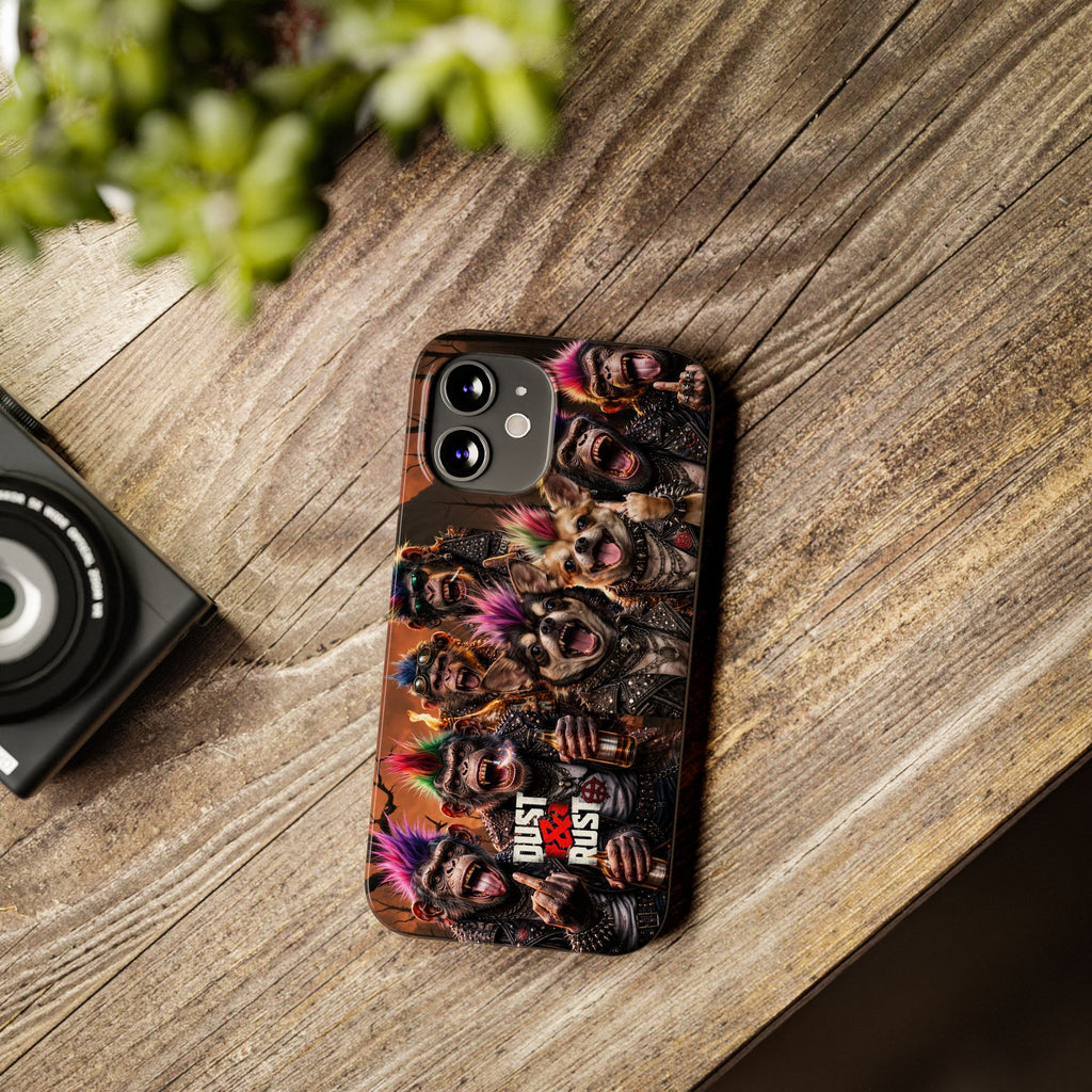 Anarchy Money & Dog Party Phone Case - DUST & RUST