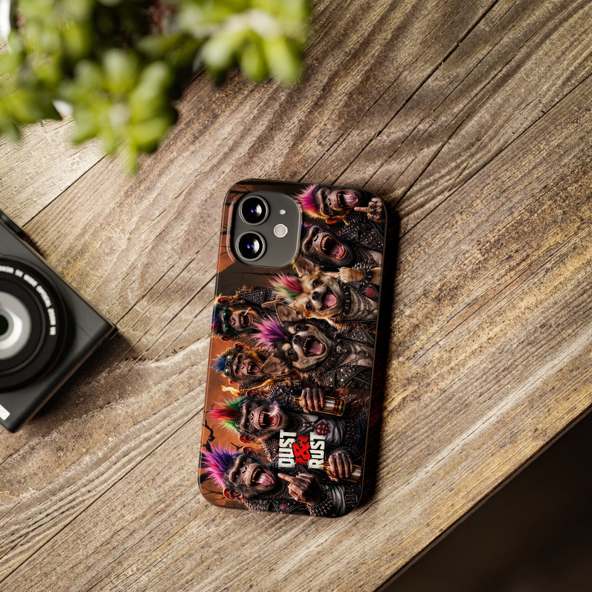 Anarchy Money & Dog Party Phone Case - DUST & RUST