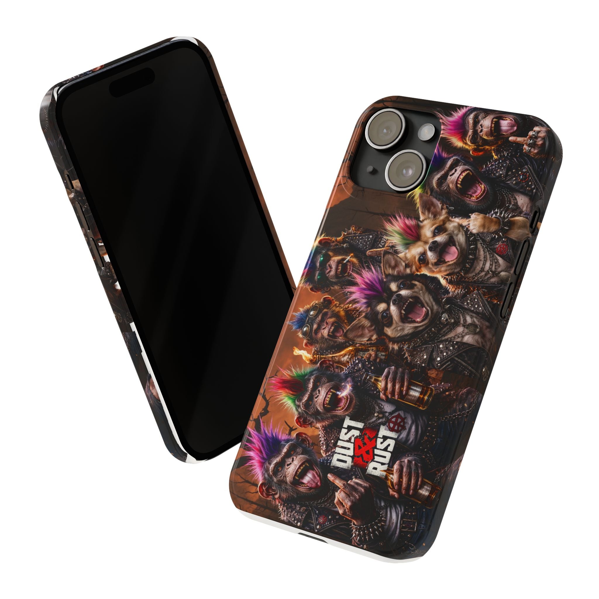 Anarchy Money & Dog Party Phone Case - DUST & RUST