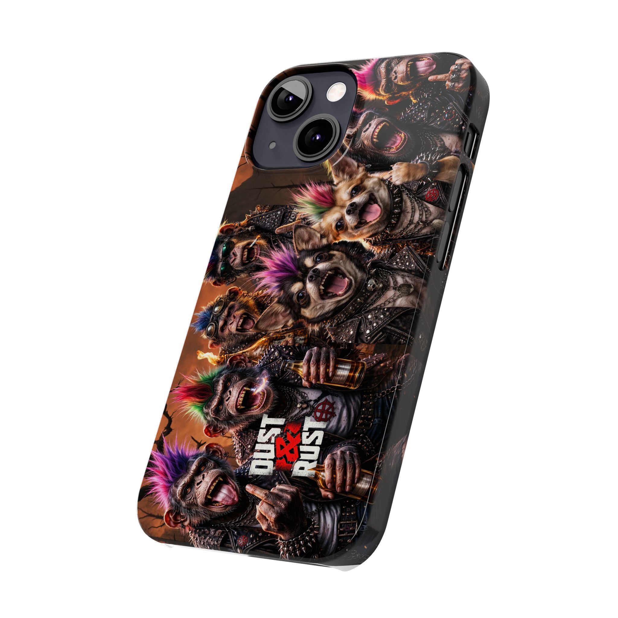 Anarchy Money & Dog Party Phone Case - DUST & RUST