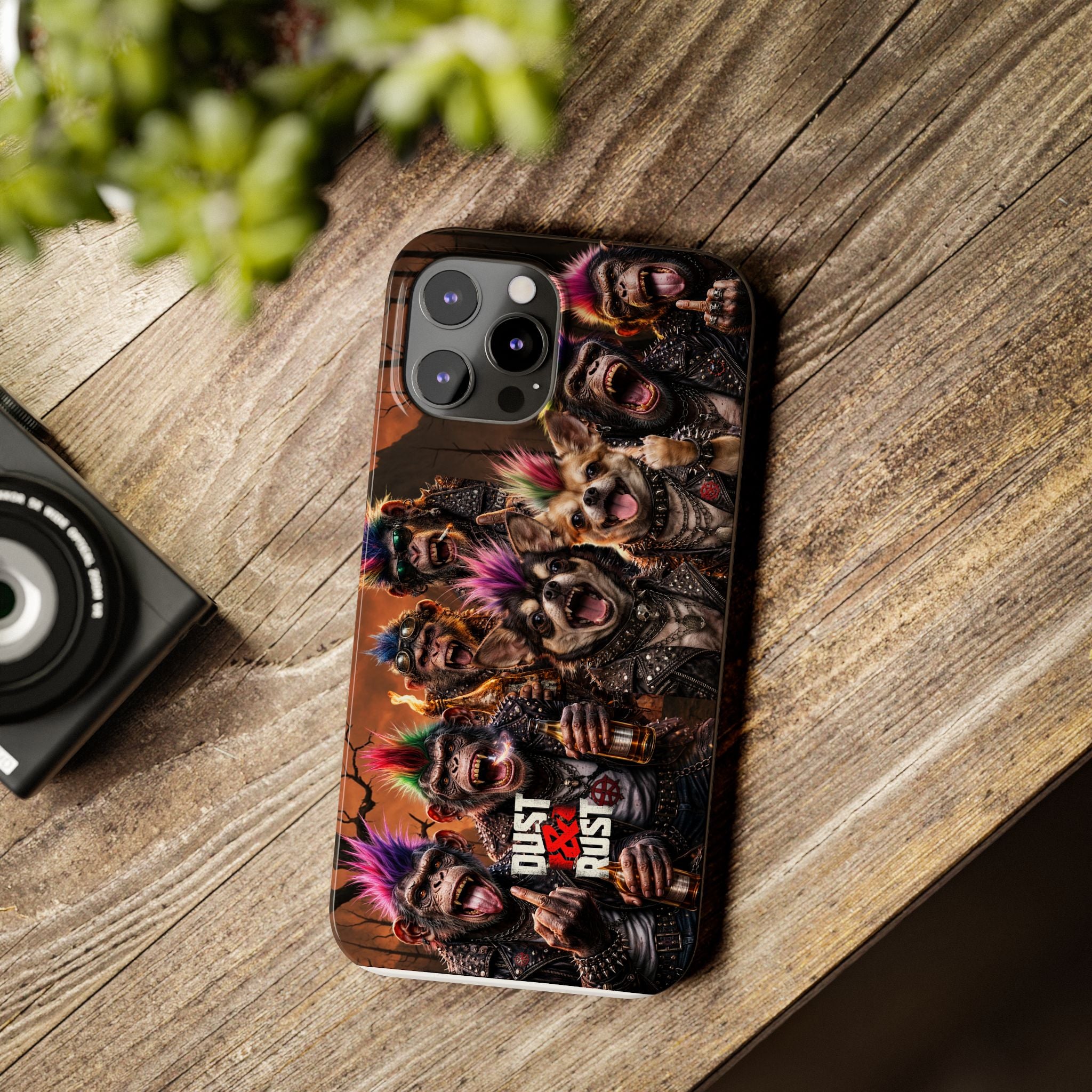 Anarchy Money & Dog Party Phone Case - DUST & RUST