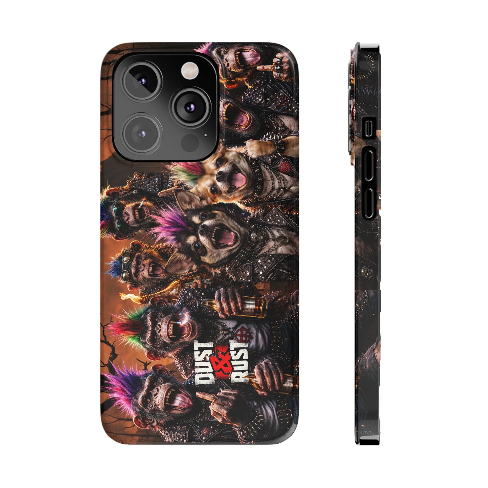 Anarchy Money & Dog Party Phone Case - DUST & RUST