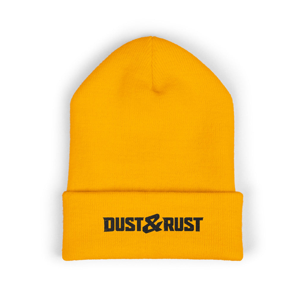 Dust & Rust Embroidered Cuffed Beanie - DUST & RUST