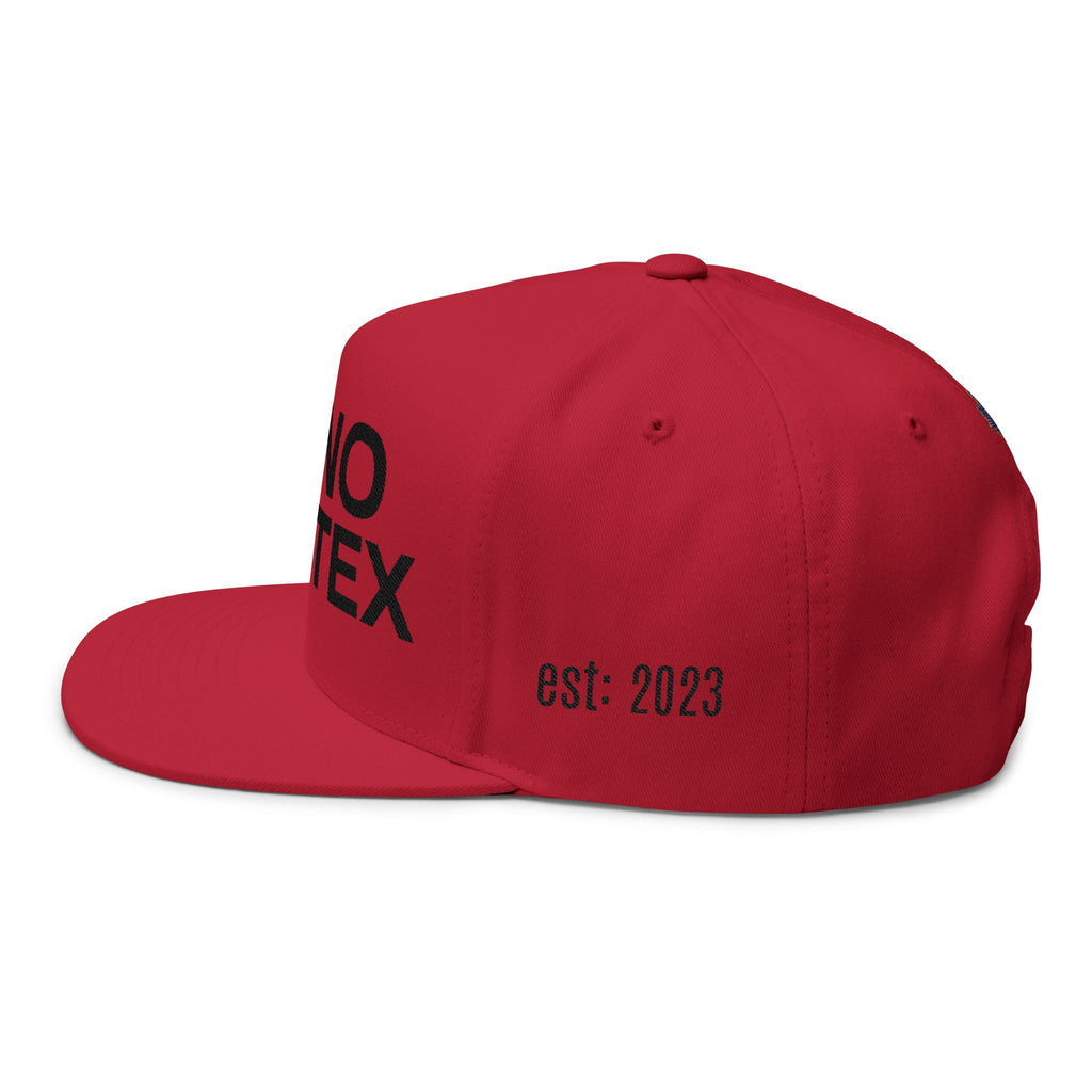 Xeno Vortex Embroidered Flat Bill Cap - DUST & RUST