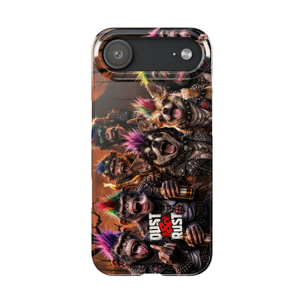 Anarchy Money & Dog Party Phone Case - DUST & RUST
