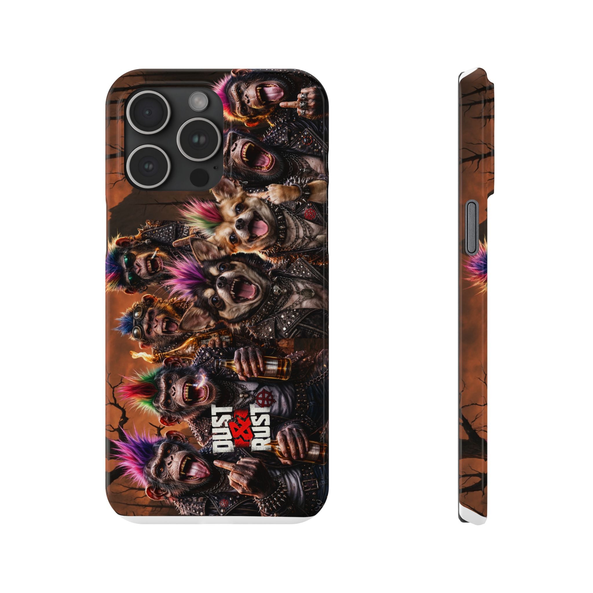 Anarchy Money & Dog Party Phone Case - DUST & RUST