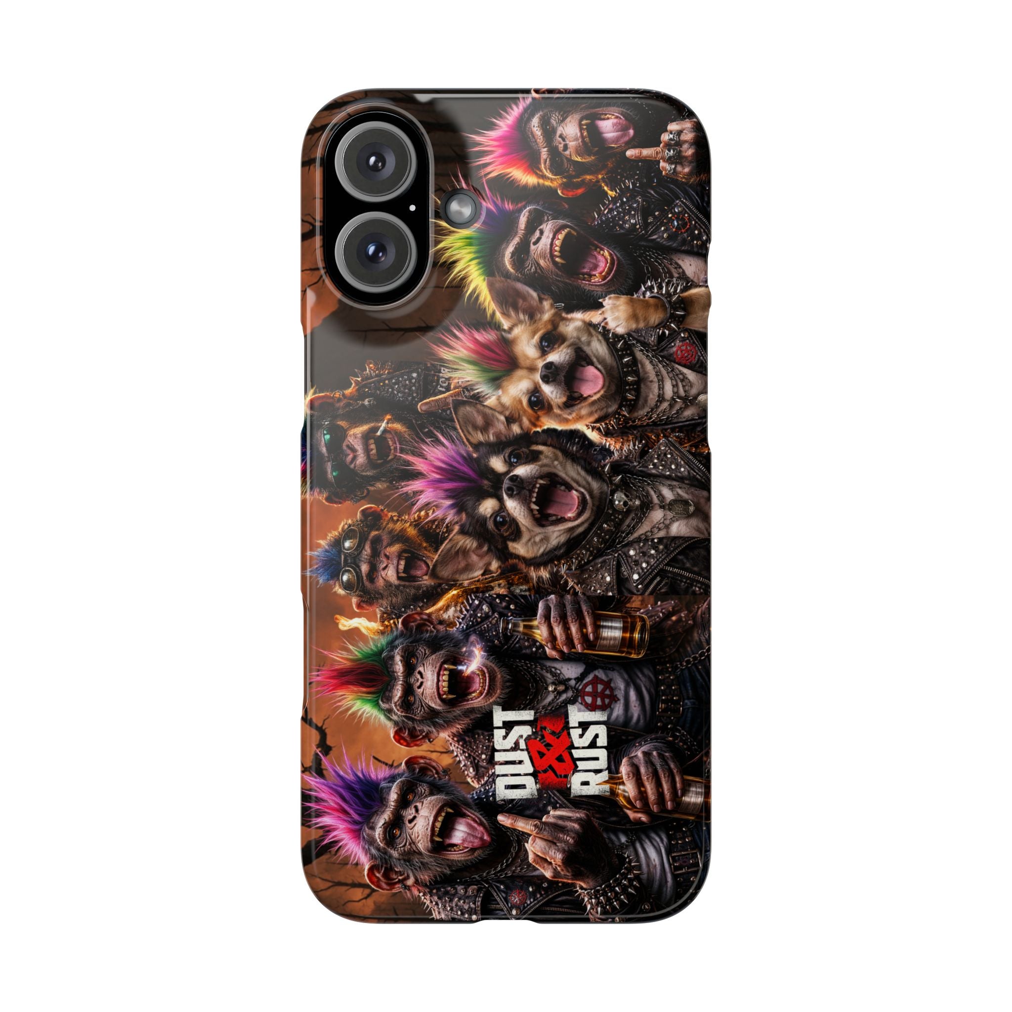 Anarchy Money & Dog Party Phone Case - DUST & RUST